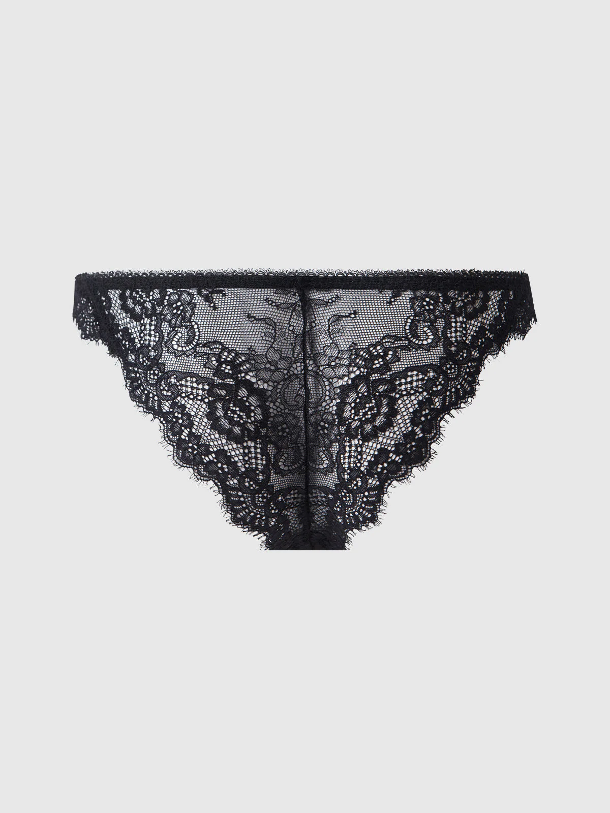 Adelaide Satin & Lace Crotchless Tanga - Image 10