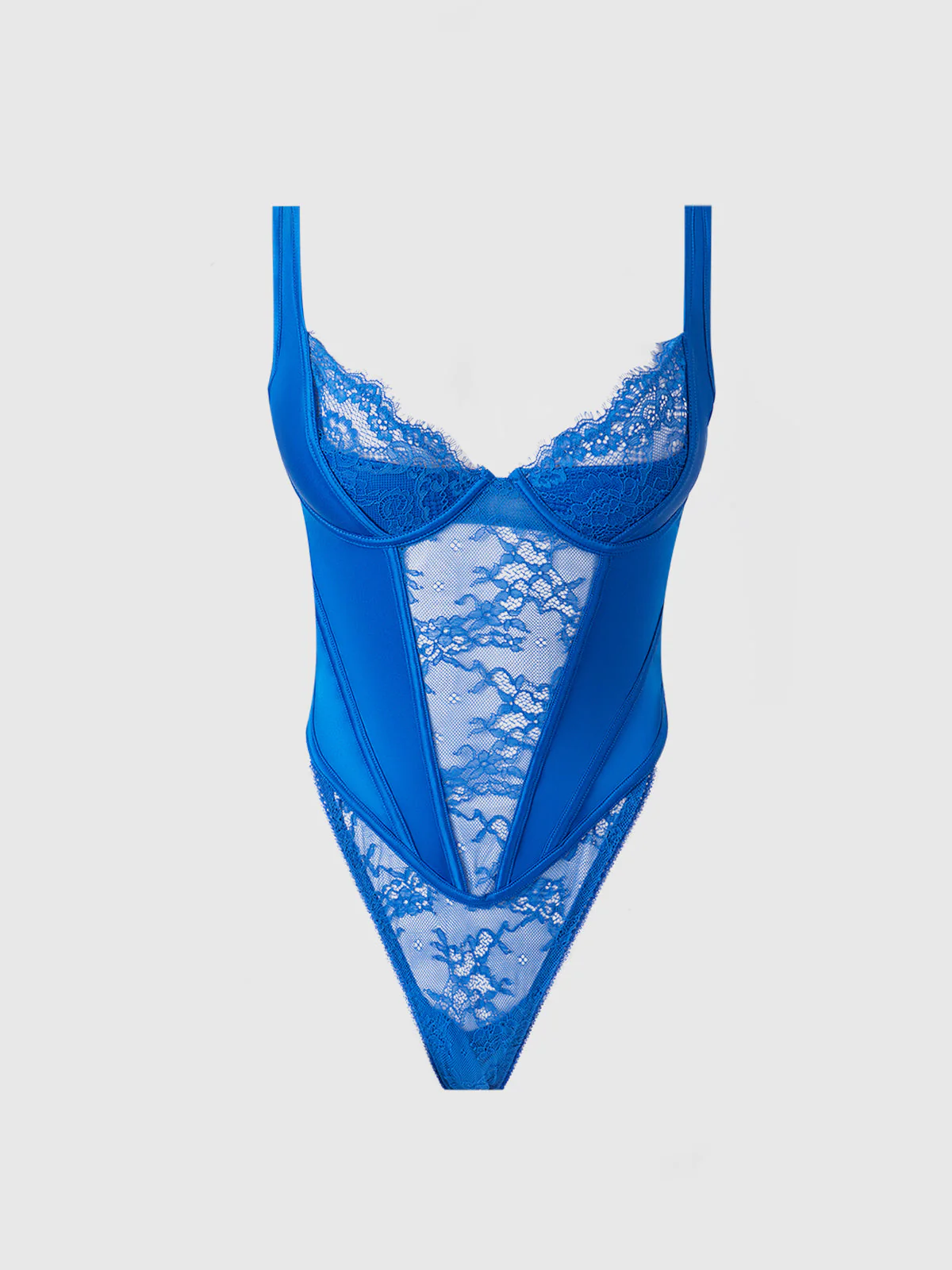 Adelaide Satin & Lace Teddy - Image 10