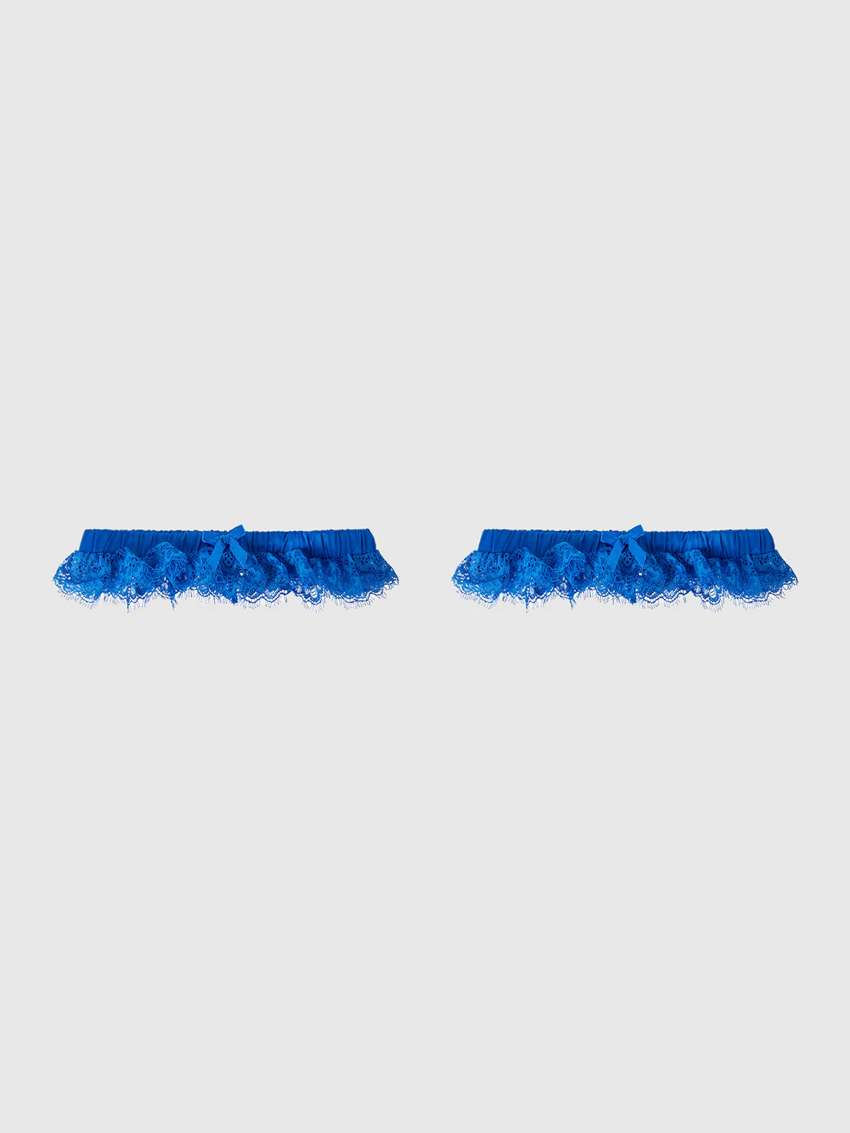 Adelaide Satin & Lace Thigh Garters - Image 11