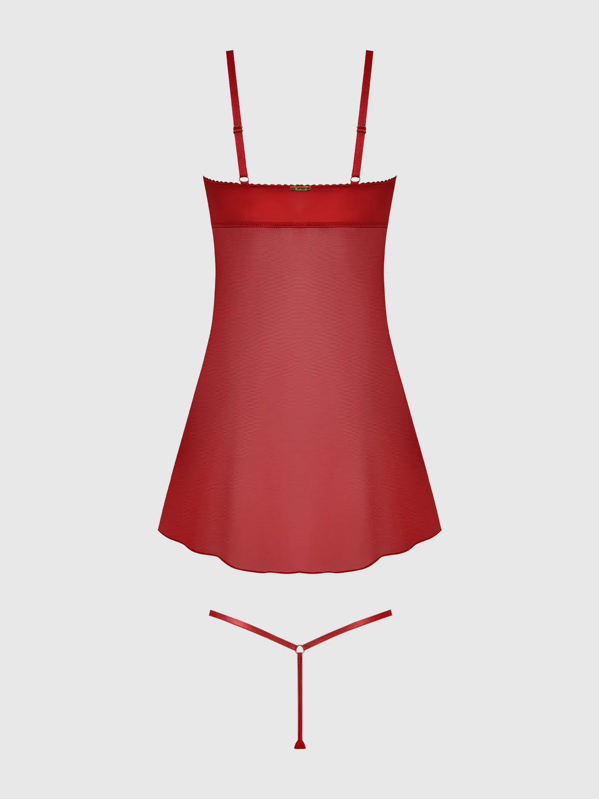 Angelica Lips Embroidery Babydoll Set - Image 7