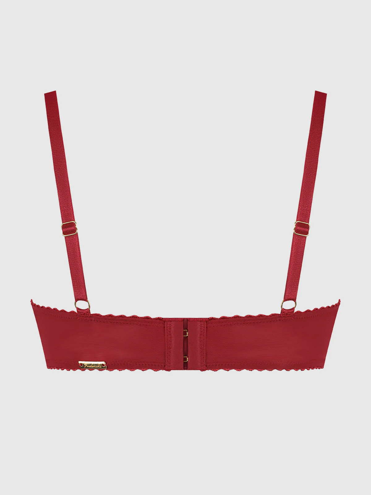 Angelica Lips Embroidery Open Cup Bra - Image 7