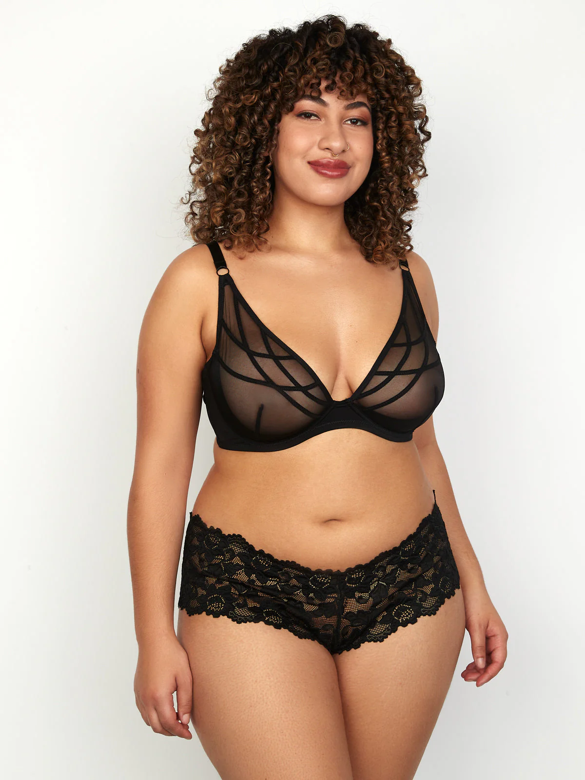 Aria Mesh Full Figure Underwire Bra