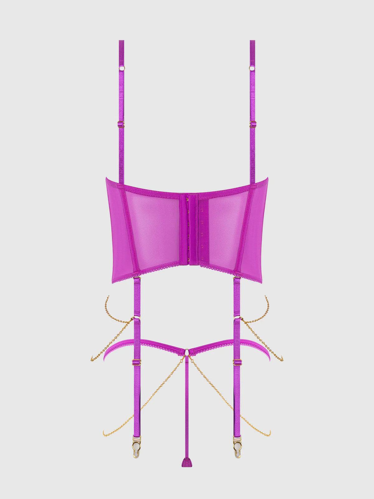 Arianna Lace & Chains Bustier - Image 8