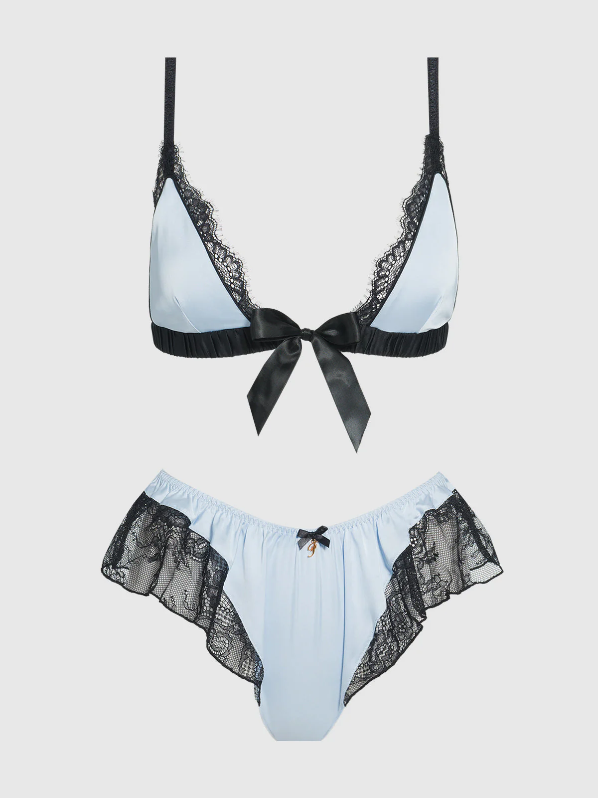 Astoria Satin Sleep Bra & Shorty Set - Image 8