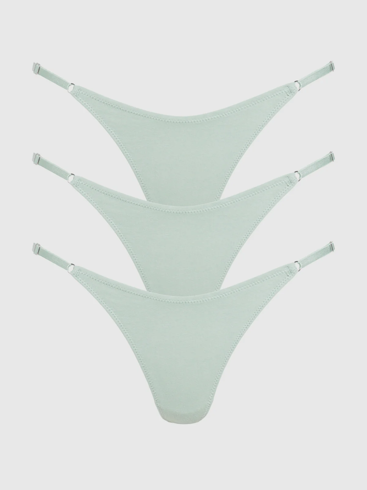 Bailey Stretch Cotton Thong 3 Pack