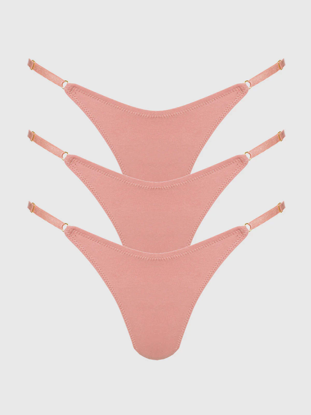 Bailey Stretch Cotton Thong 3 Pack