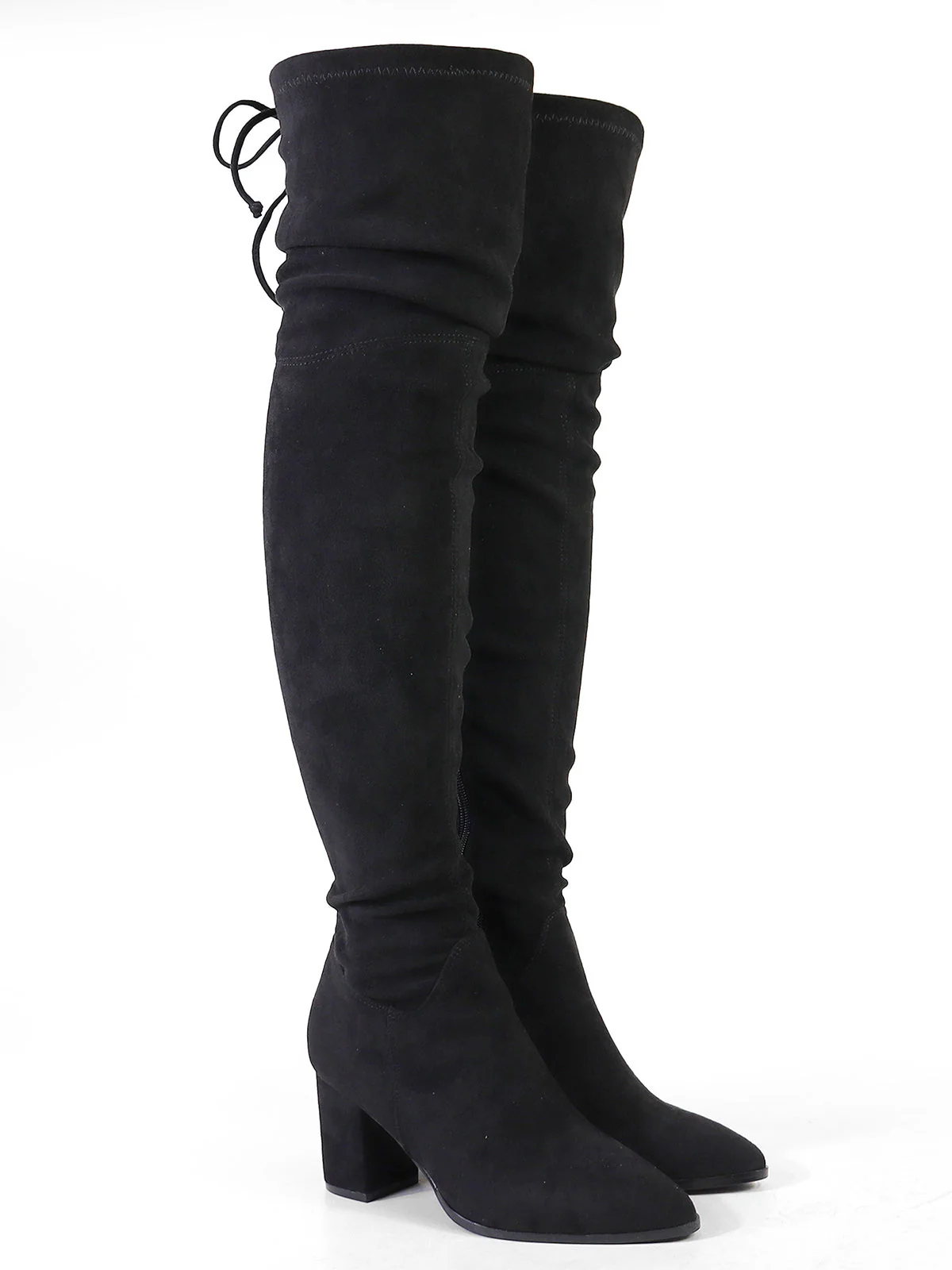Becky Stretchy Thigh High Boots - Image 2