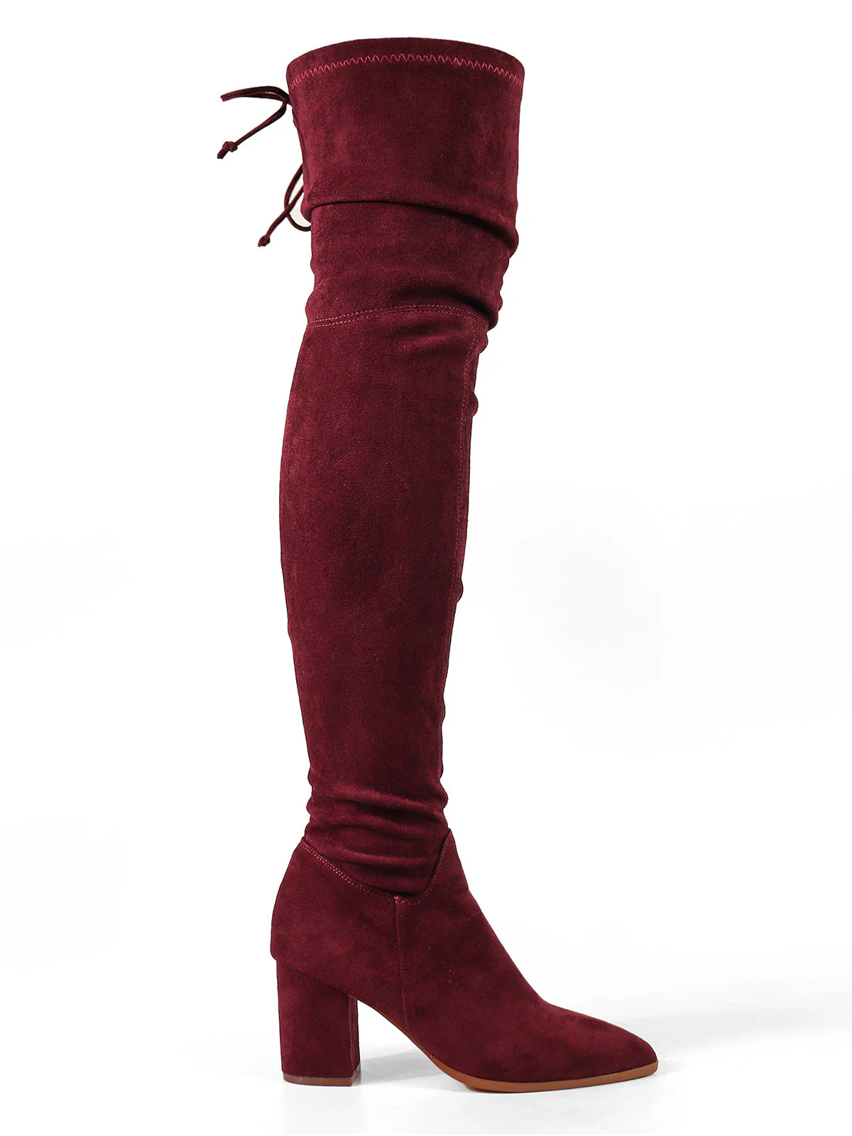 Becky Stretchy Thigh High Boots - Image 7