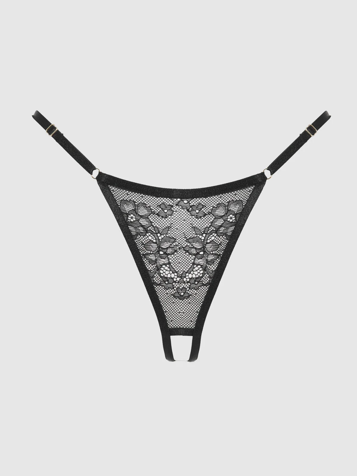 Chiara Crotchless Lace Thong - Image 7