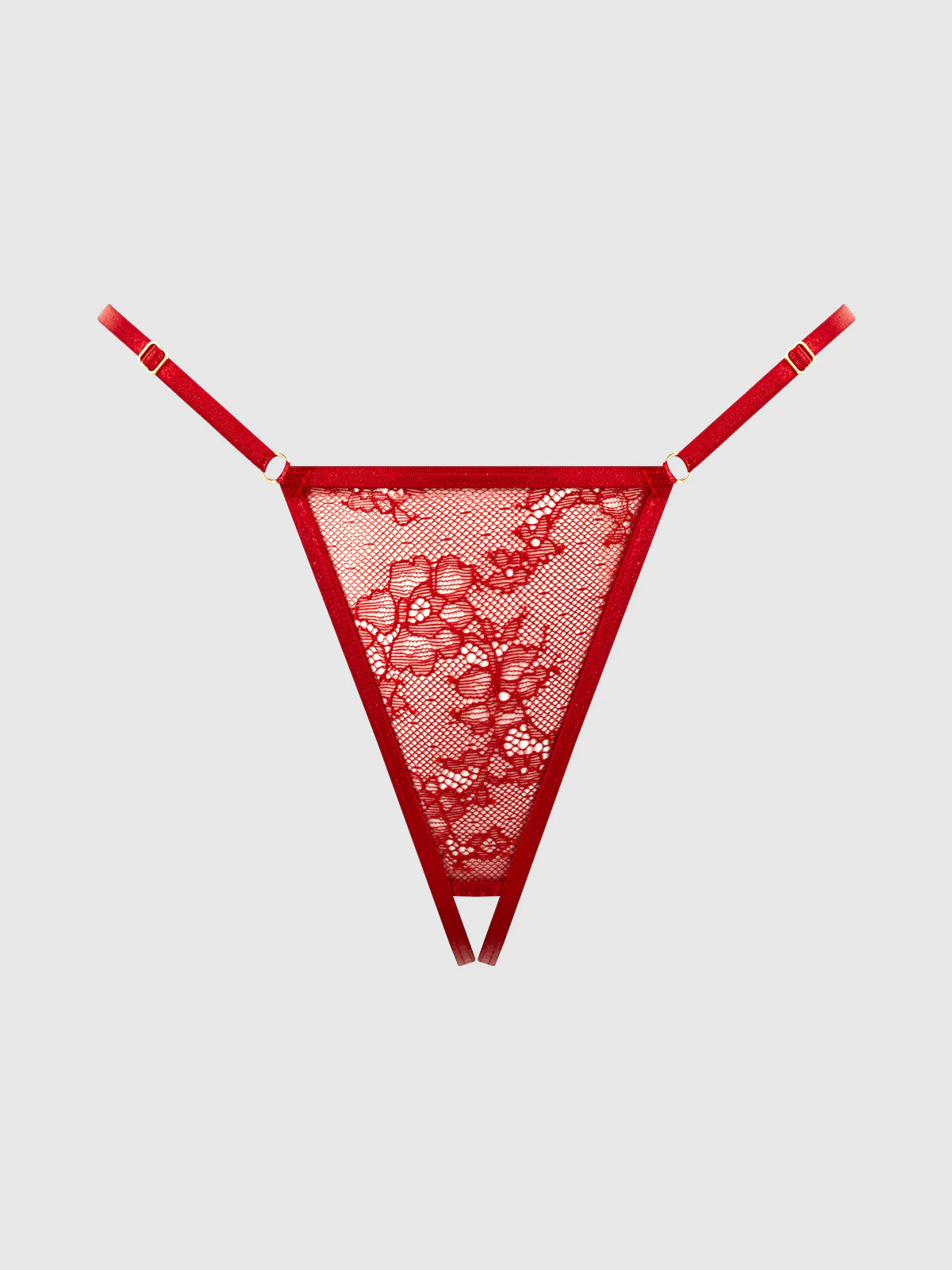 Chiara Crotchless Lace Thong - Image 8