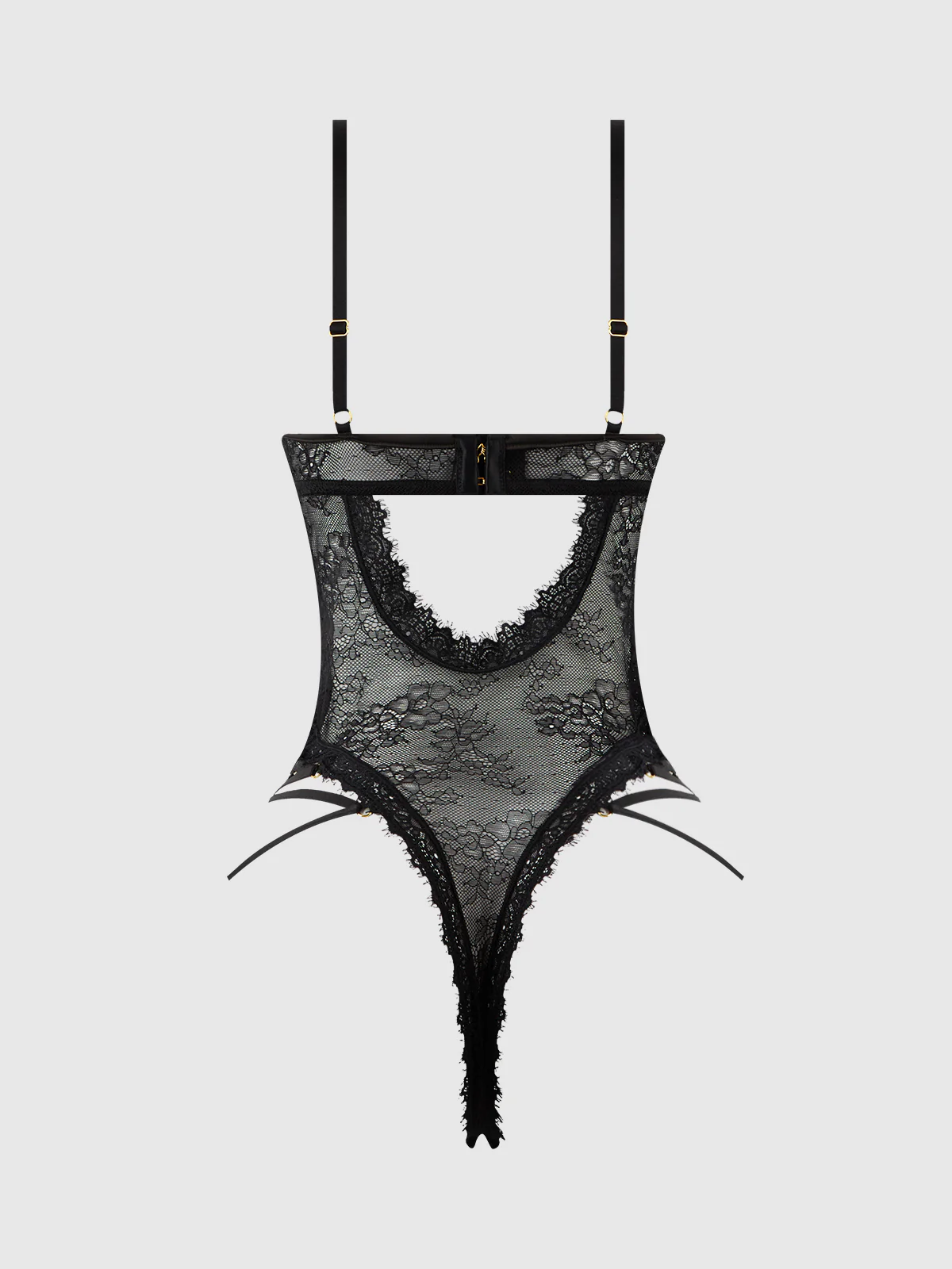 Chiara Lace & Strappy Teddy - Image 10