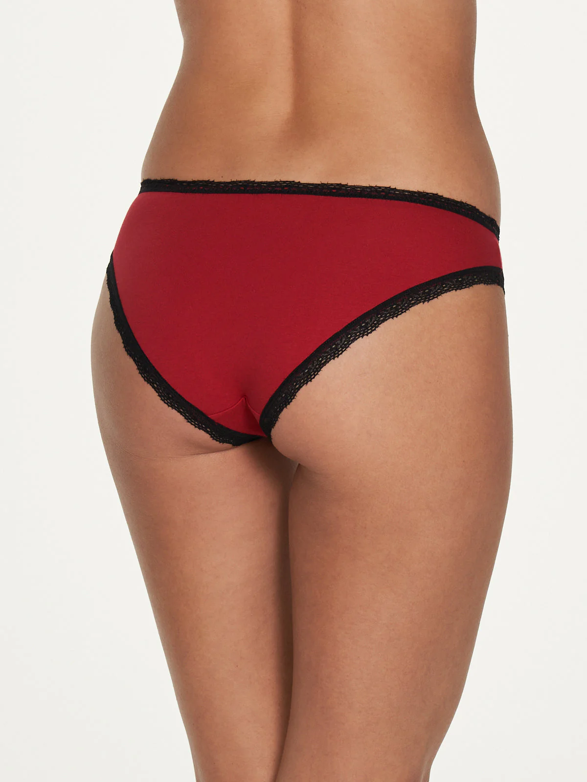 Cora Cotton & Lace Hipster - Image 2