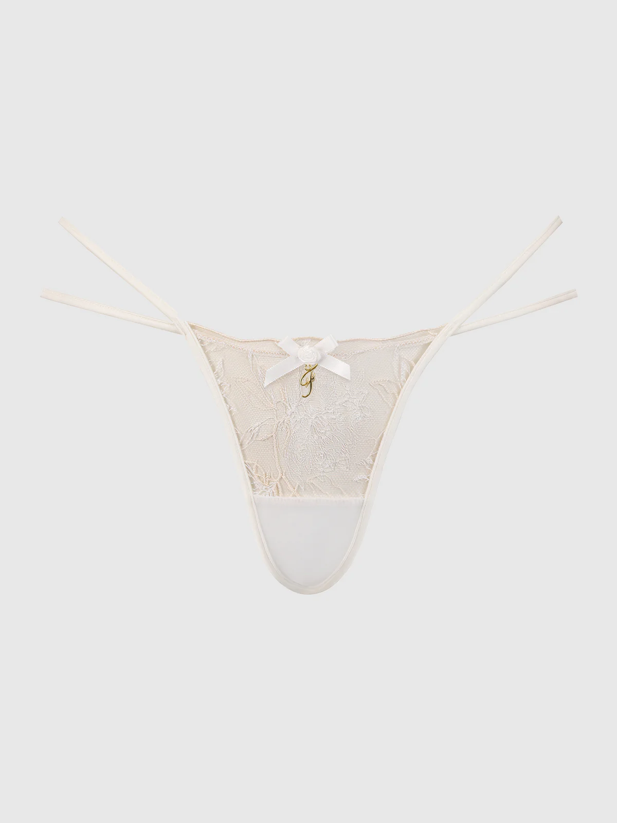 Delfina Embroidered Backless Cheeky - Image 5