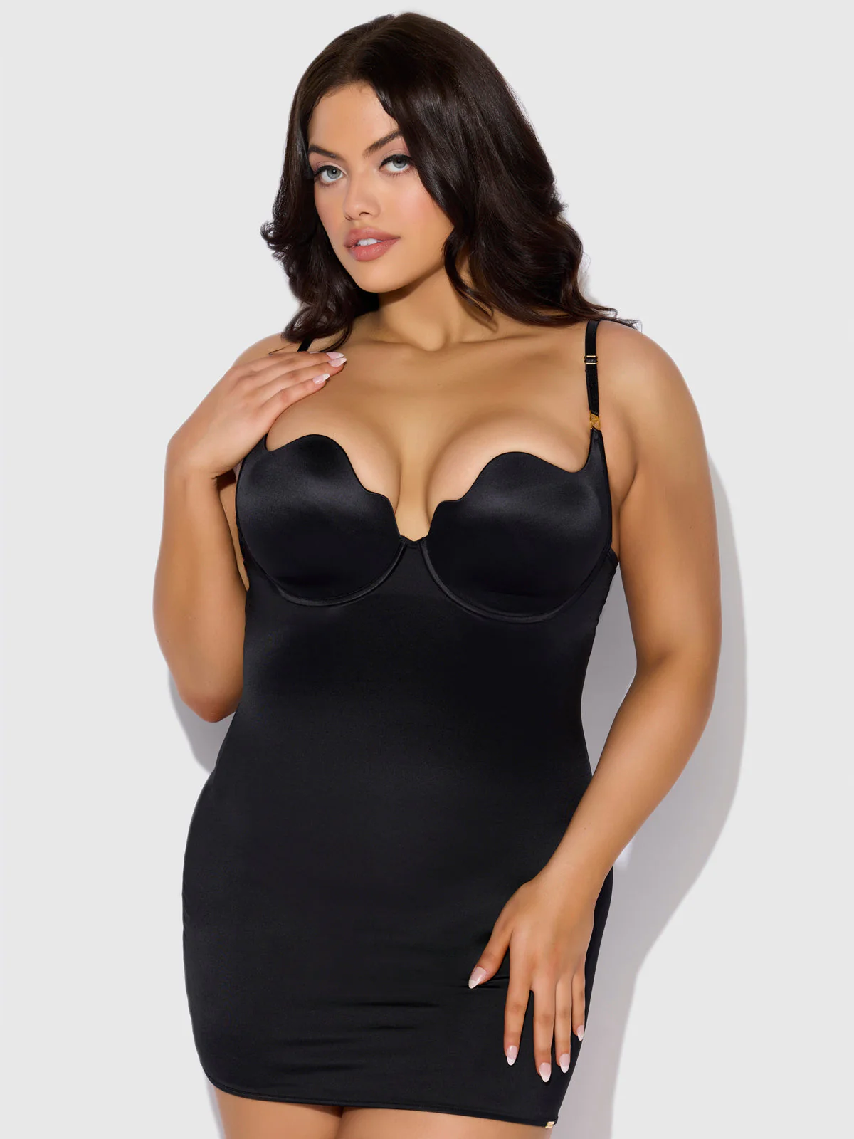 Director's Cut Liquid Satin Chemise - Image 6