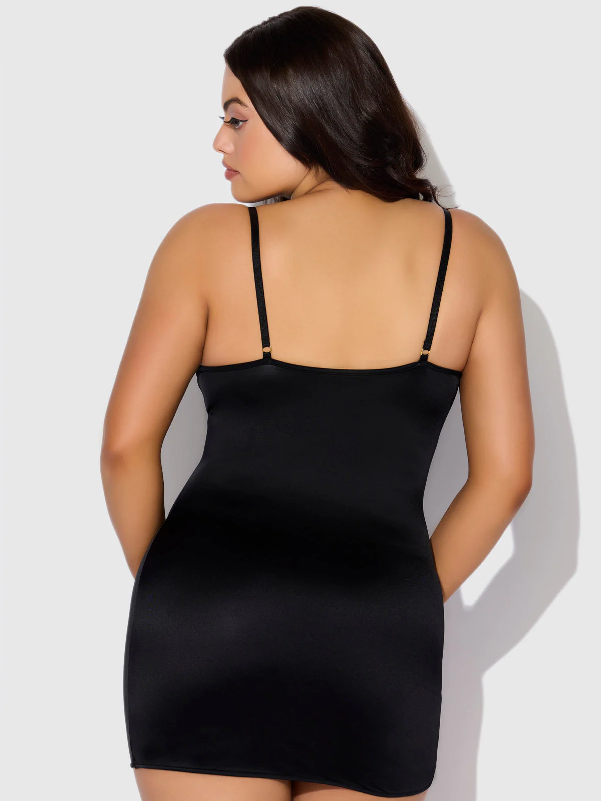 Director's Cut Liquid Satin Chemise - Image 7