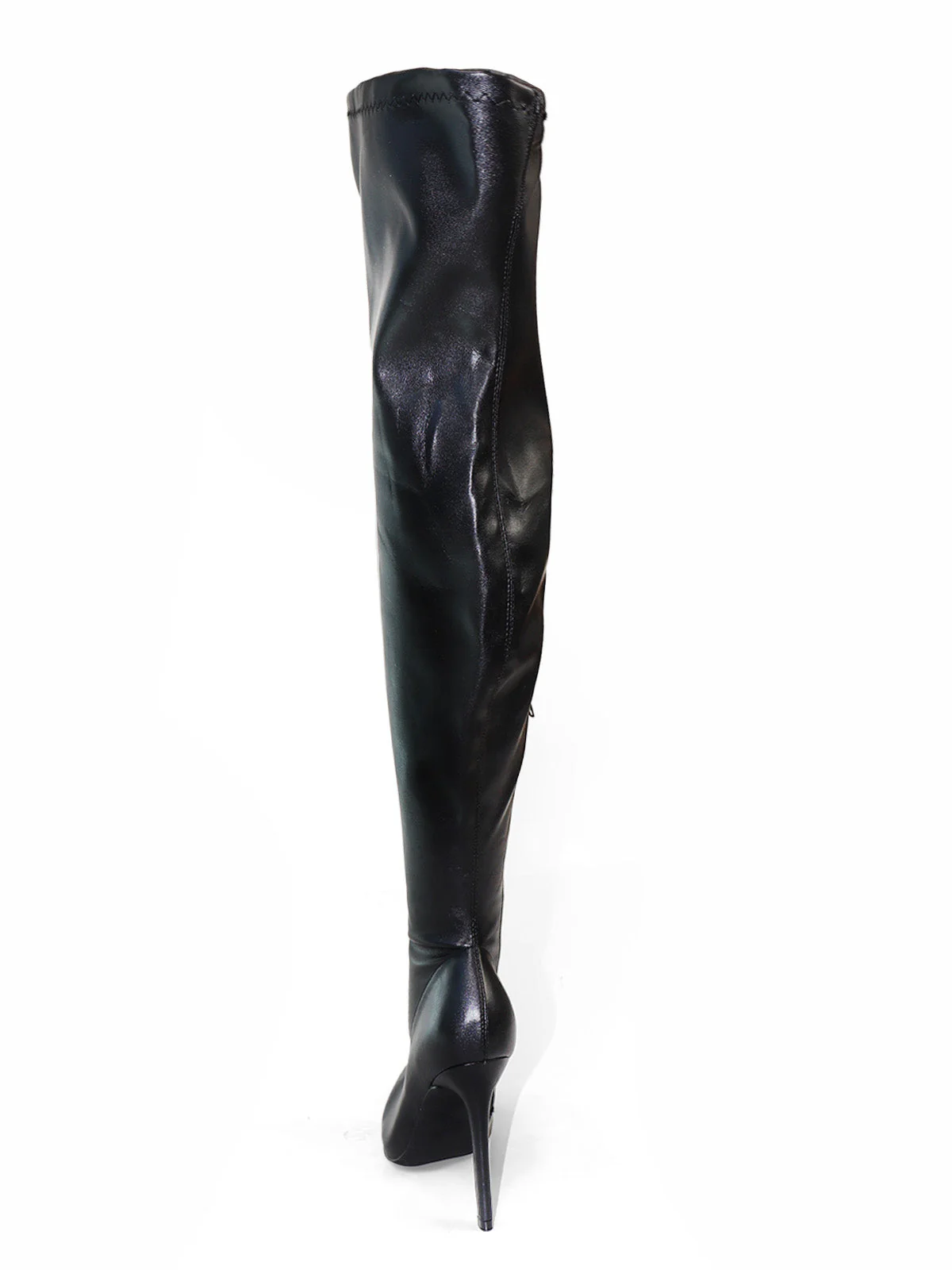 Gisele Stretchy Overknee Heeled Boots - Image 4