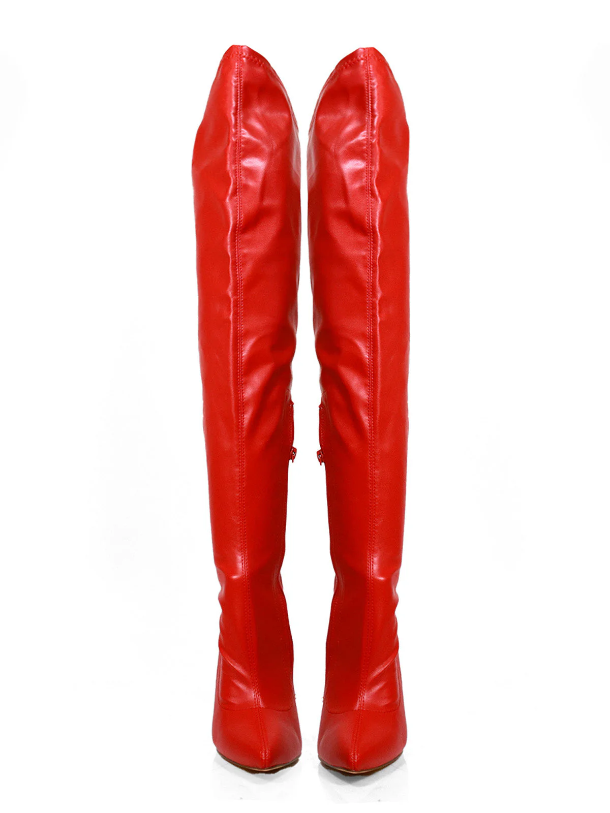 Gisele Stretchy Overknee Heeled Boots - Image 4