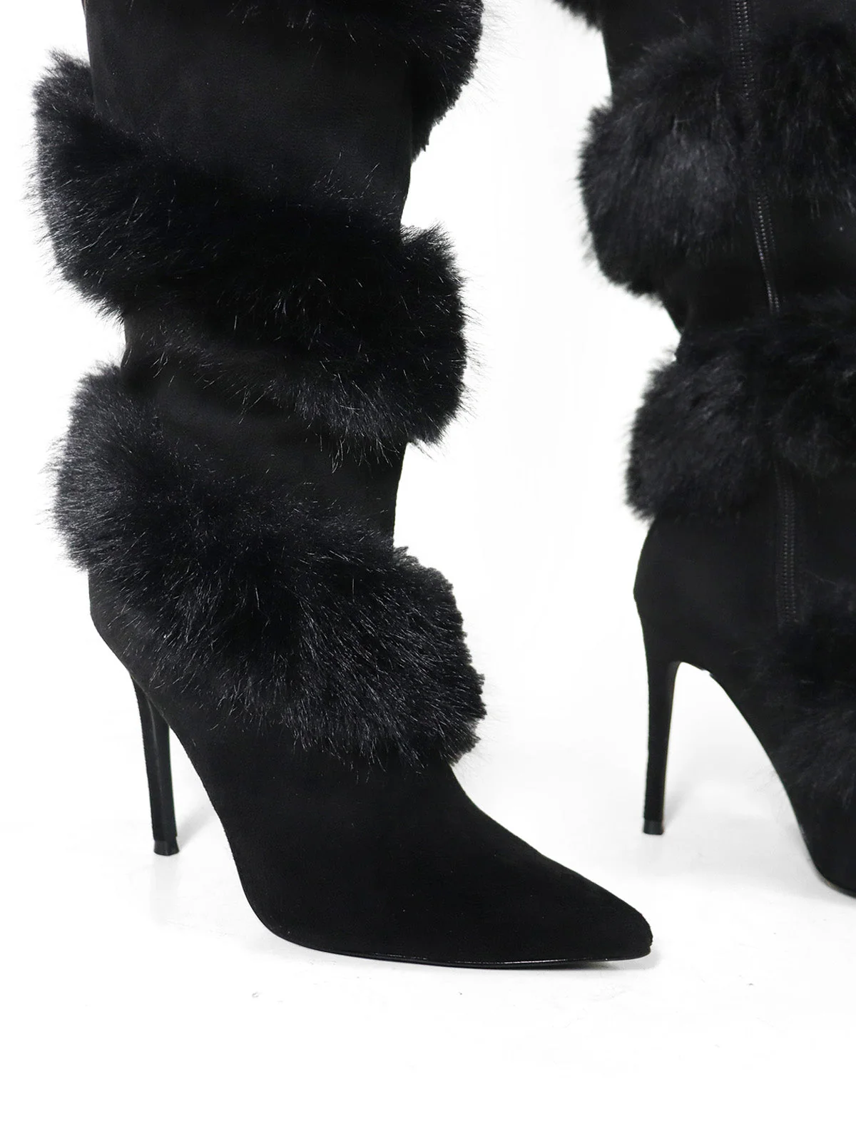 Holly Feather Over the Knee High Boots - Image 5