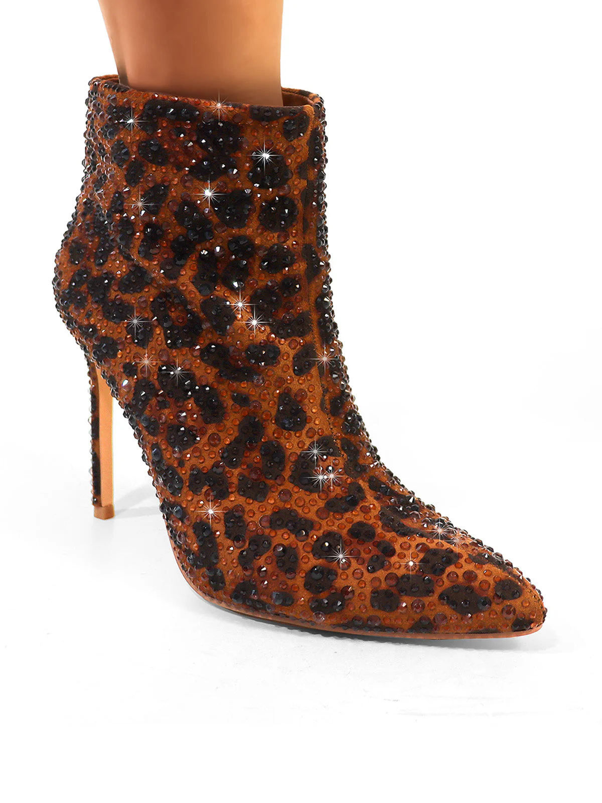 Izara Rhinestone Ankle Boots - Image 2