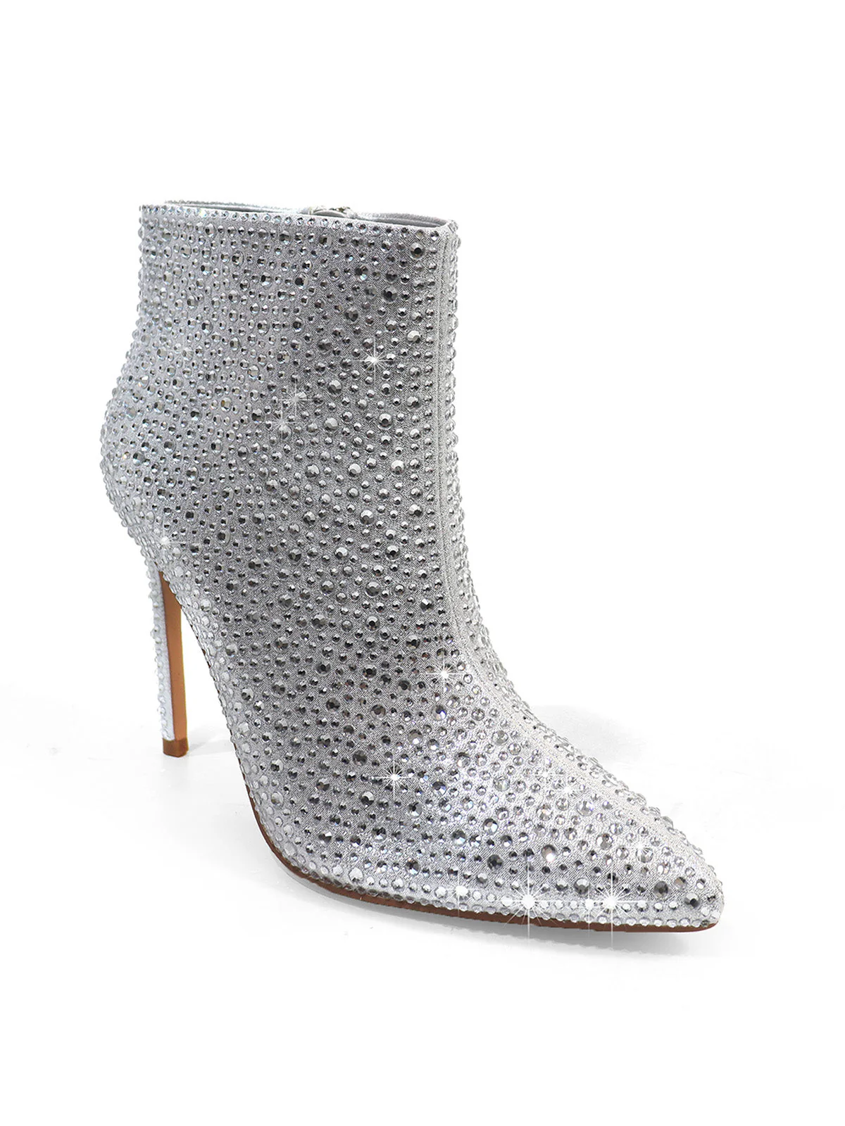 Izara Rhinestone Ankle Boots - Image 4