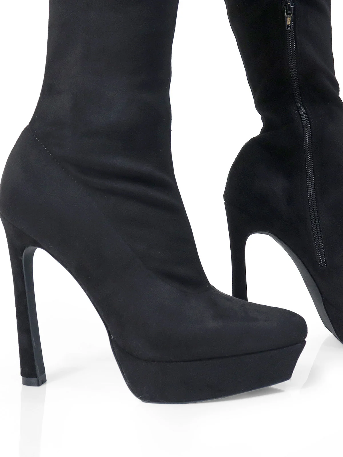 Jadore Stretchy Thigh High Boots - Image 5