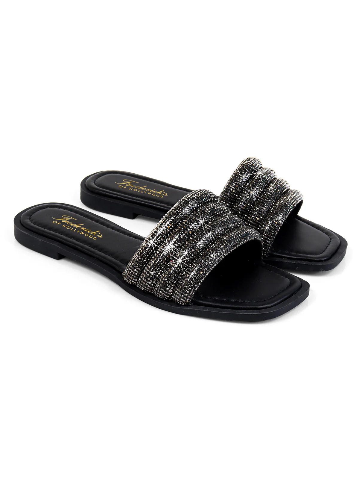 Jennifer Rhinestone Slide Sandals - Image 3