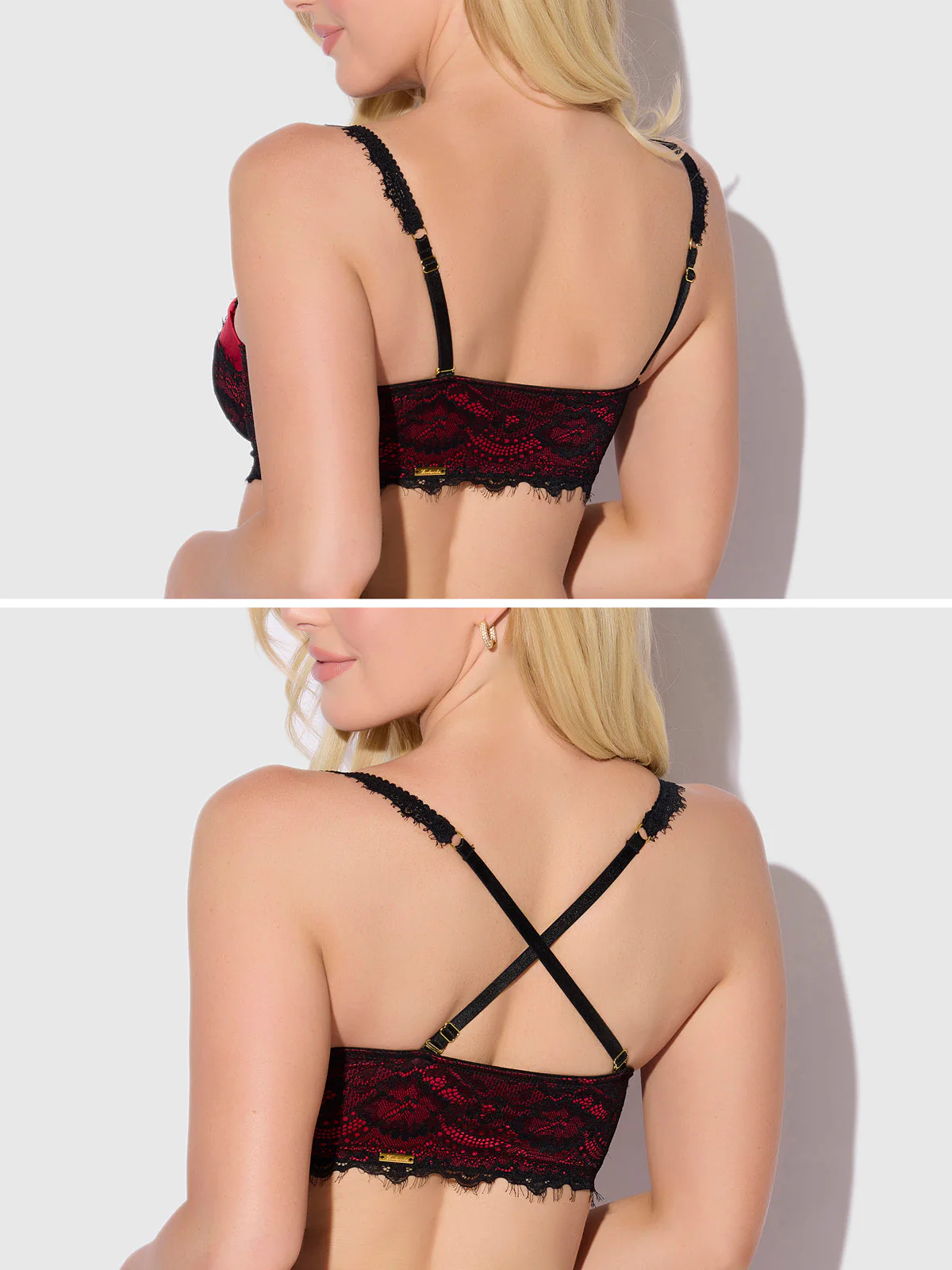 Lexi Lace Strapless Push Up Bra - Image 3