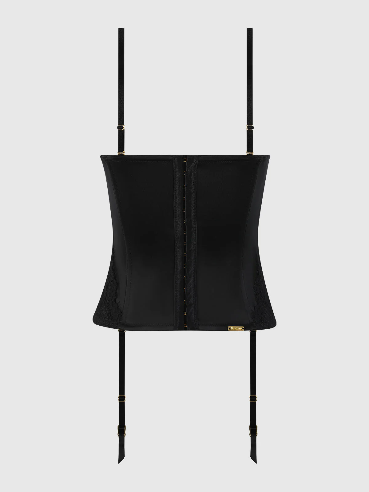 Lexi Liquid Satin Adjustable Push Up Corset - Image 8