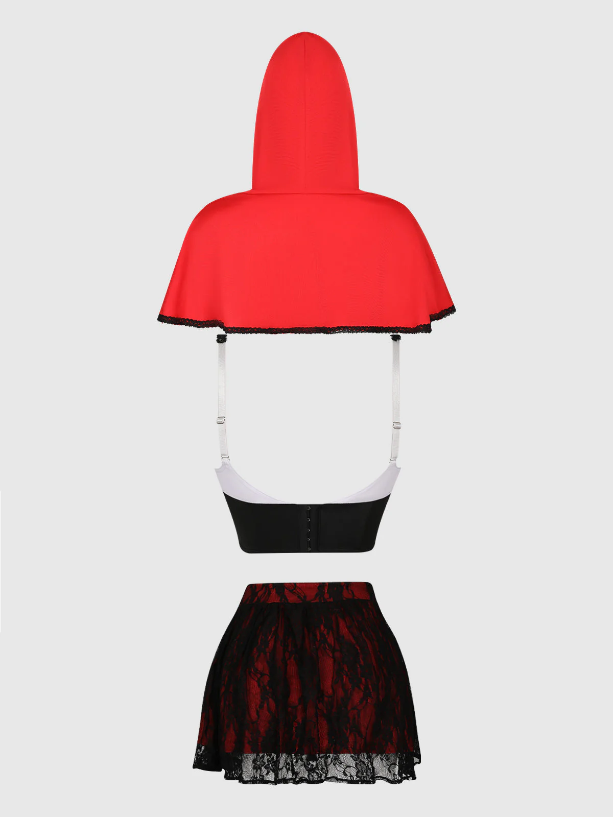 Lil Red Bustier, Skirt & Hood Set - Image 7