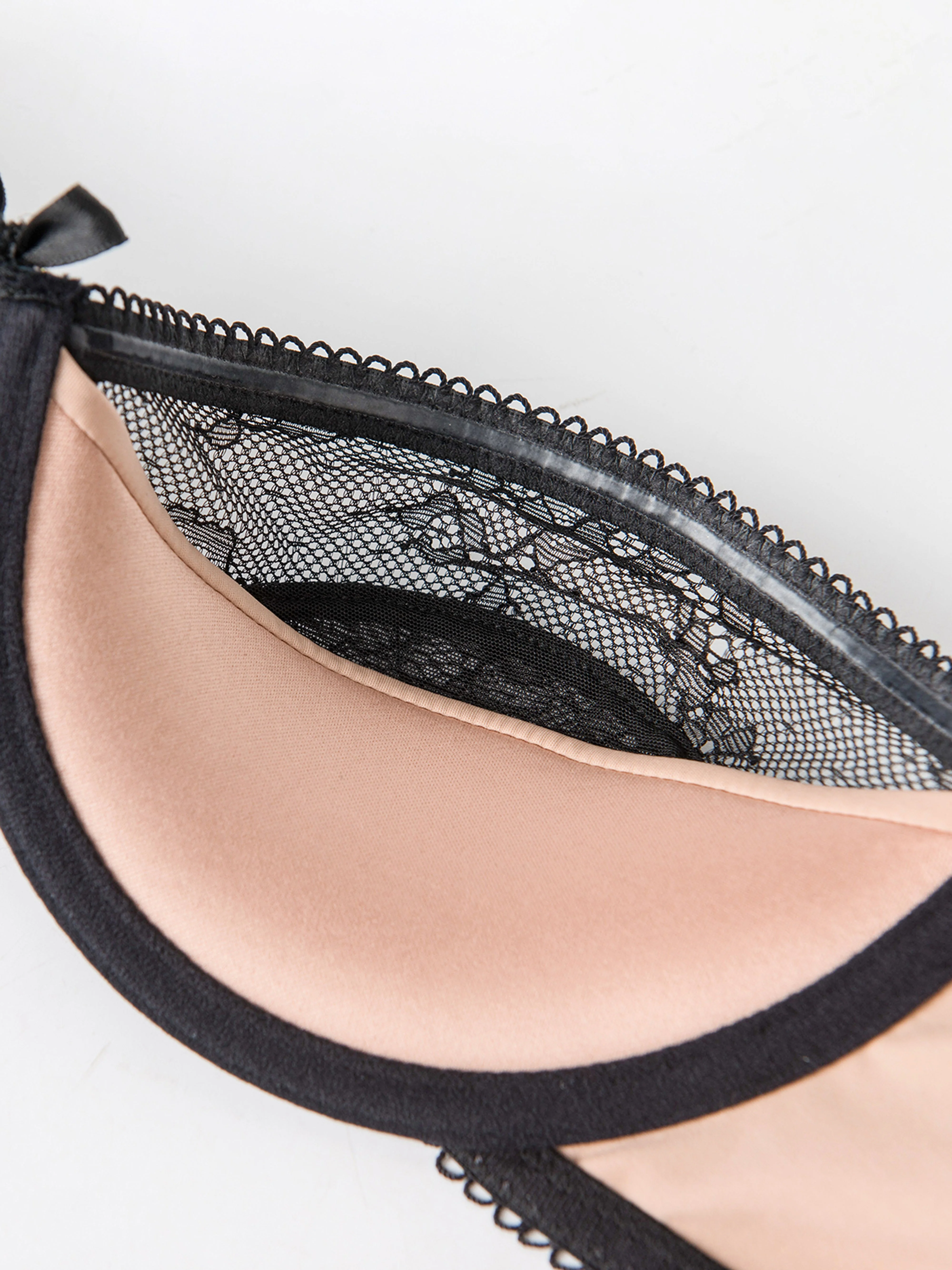 Luella Lace & Satin Demi Bra - Image 12