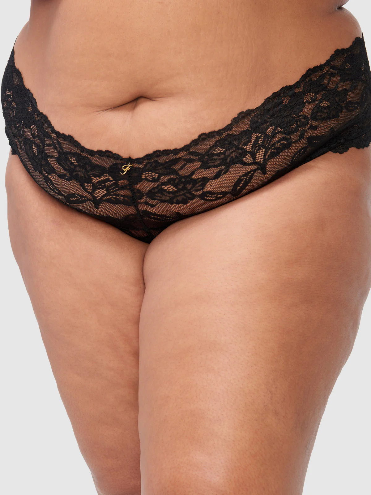 Mabel Crotchless Lace Up Back Cheeky - Image 5