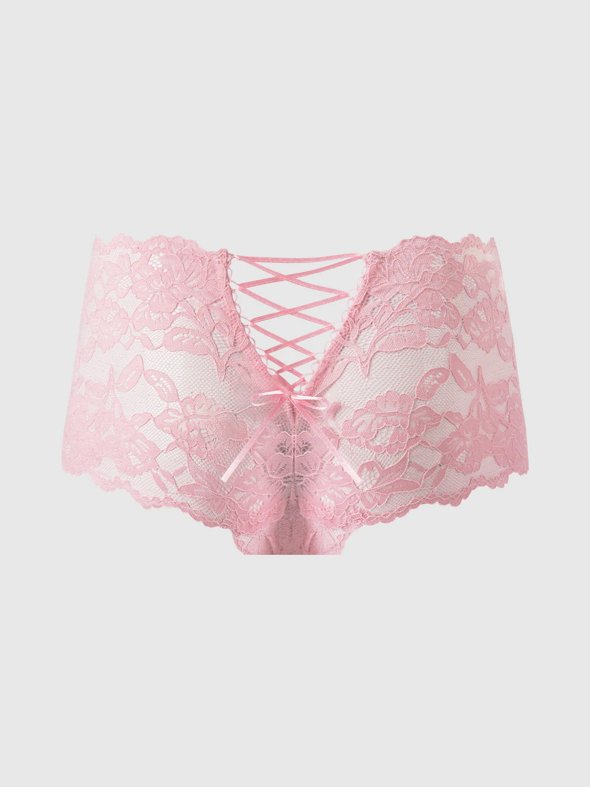 Mabel Crotchless Lace Up Back Cheeky - Image 5