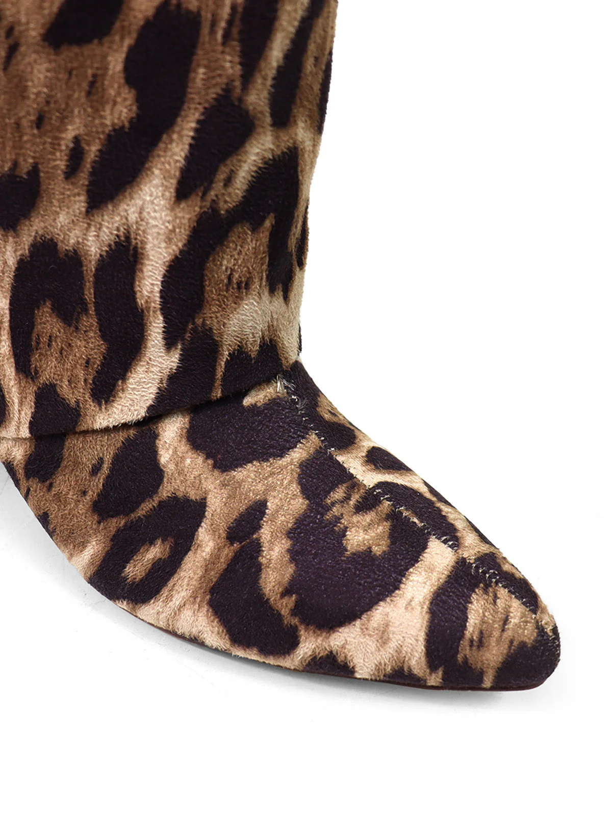 Maria Drape Over Knee Wedge Boots - Image 4