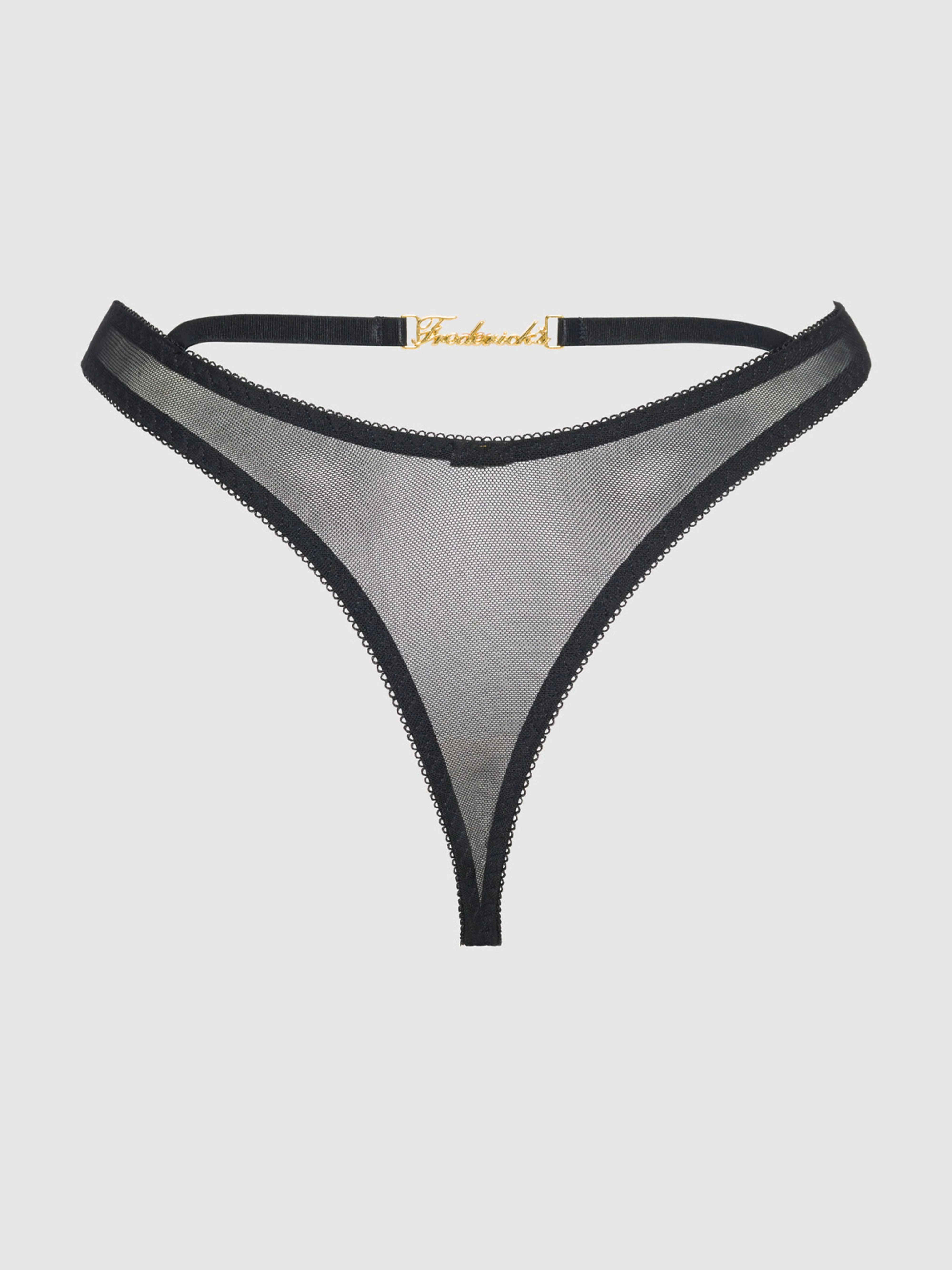 Melrose Embroidered Crotchless Tanga - Image 7