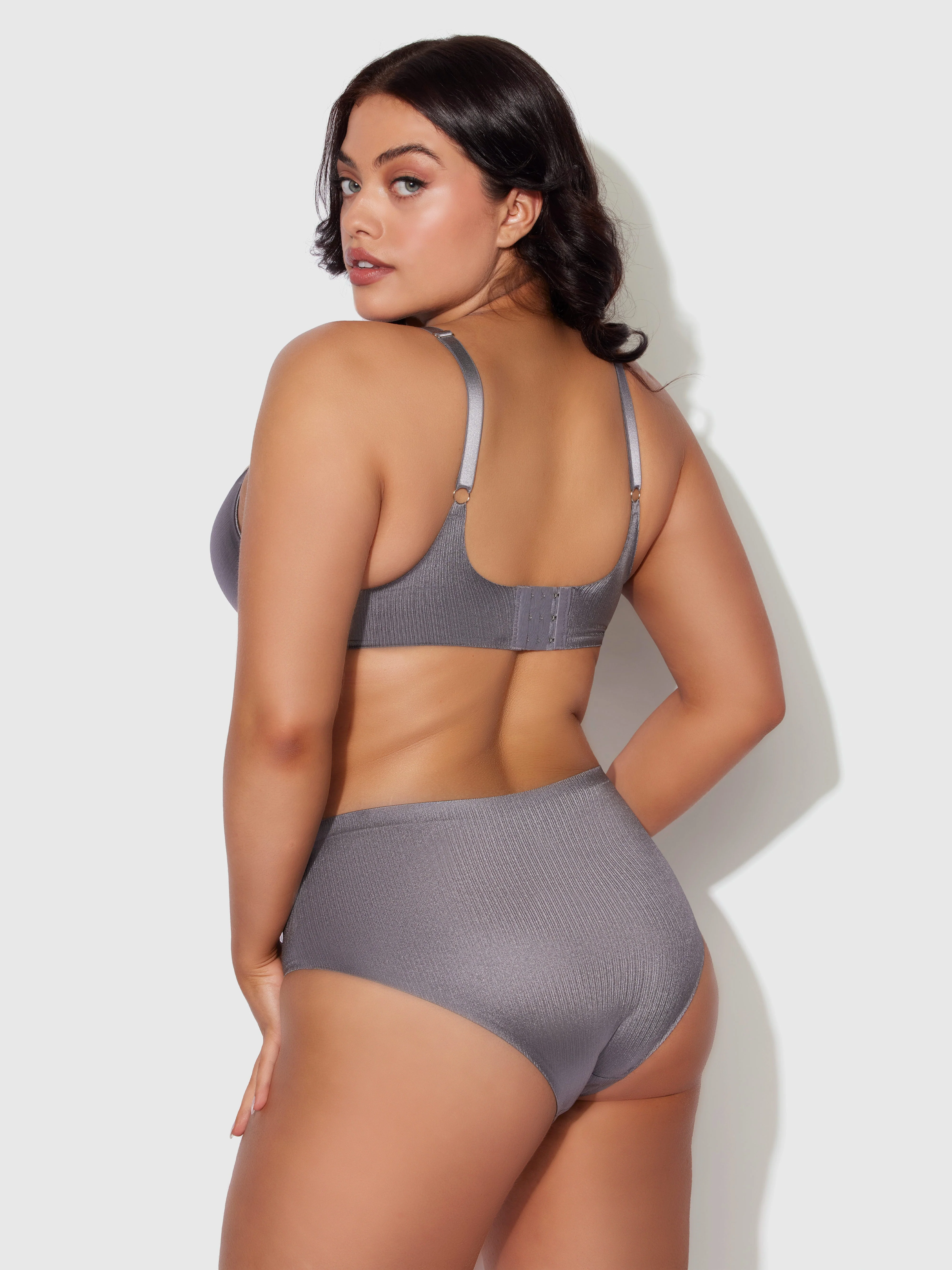 Mira Shimmer Micro Push Up T-Shirt Bra - Image 5