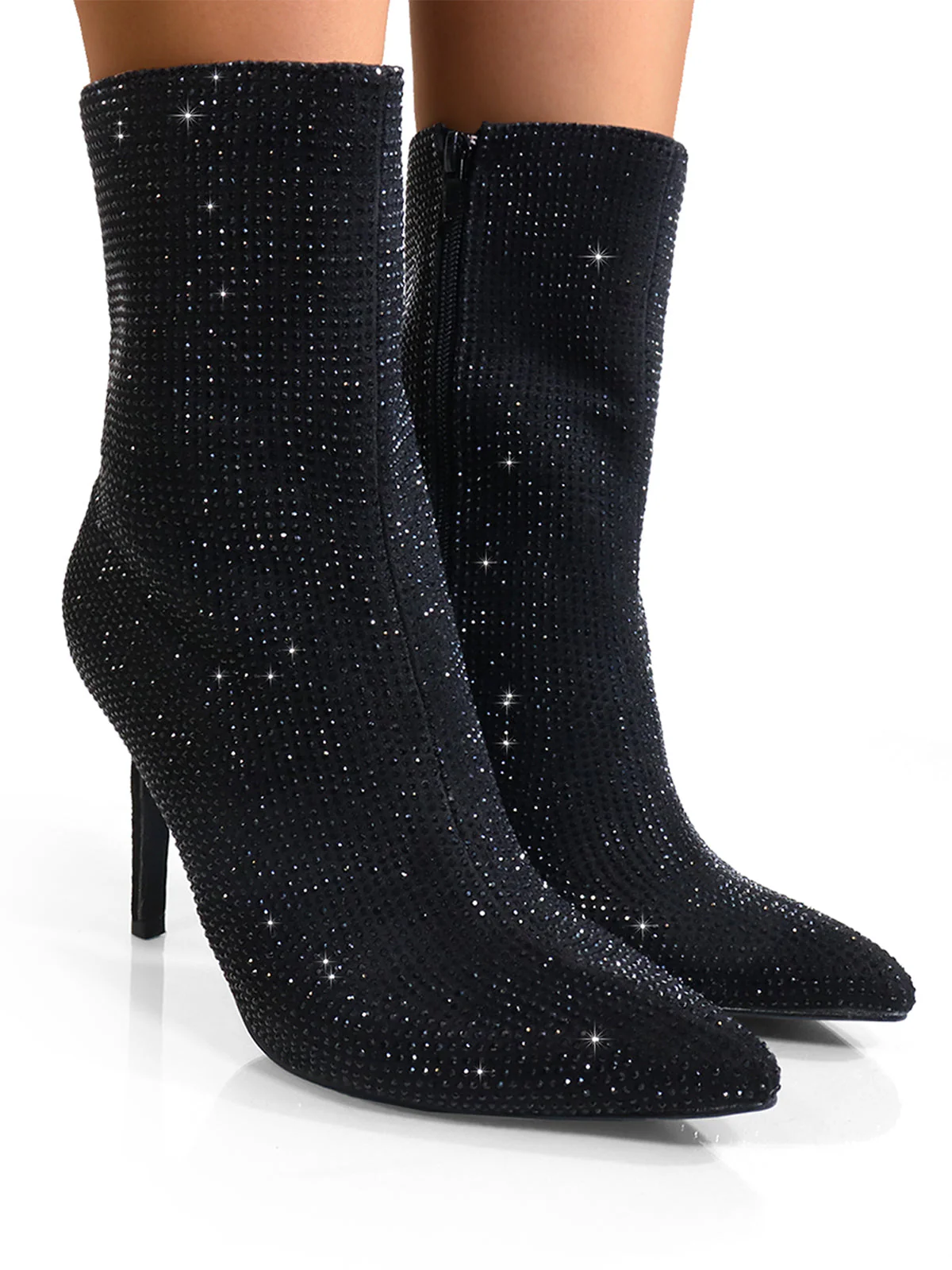Nadia Rhinestone Booties - Image 5