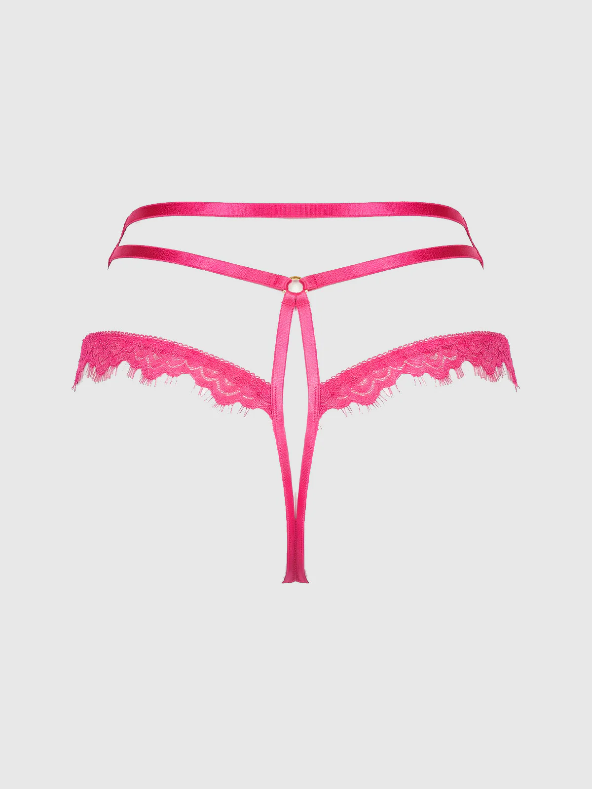 Neev Lace & Oilslick Strappy Back Tanga - Image 5