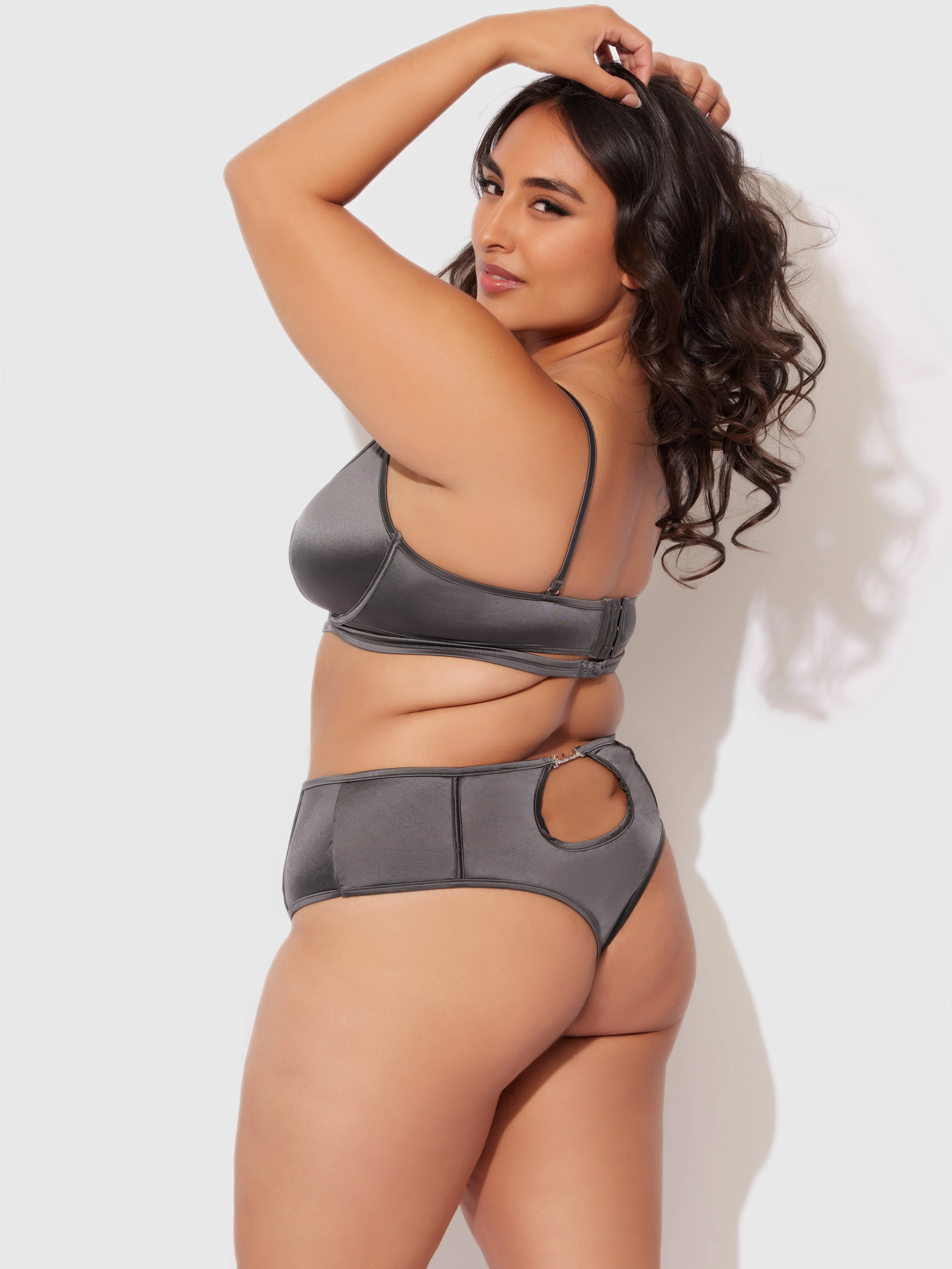 Neev Oil Slick Logo Longline Bra - Image 6