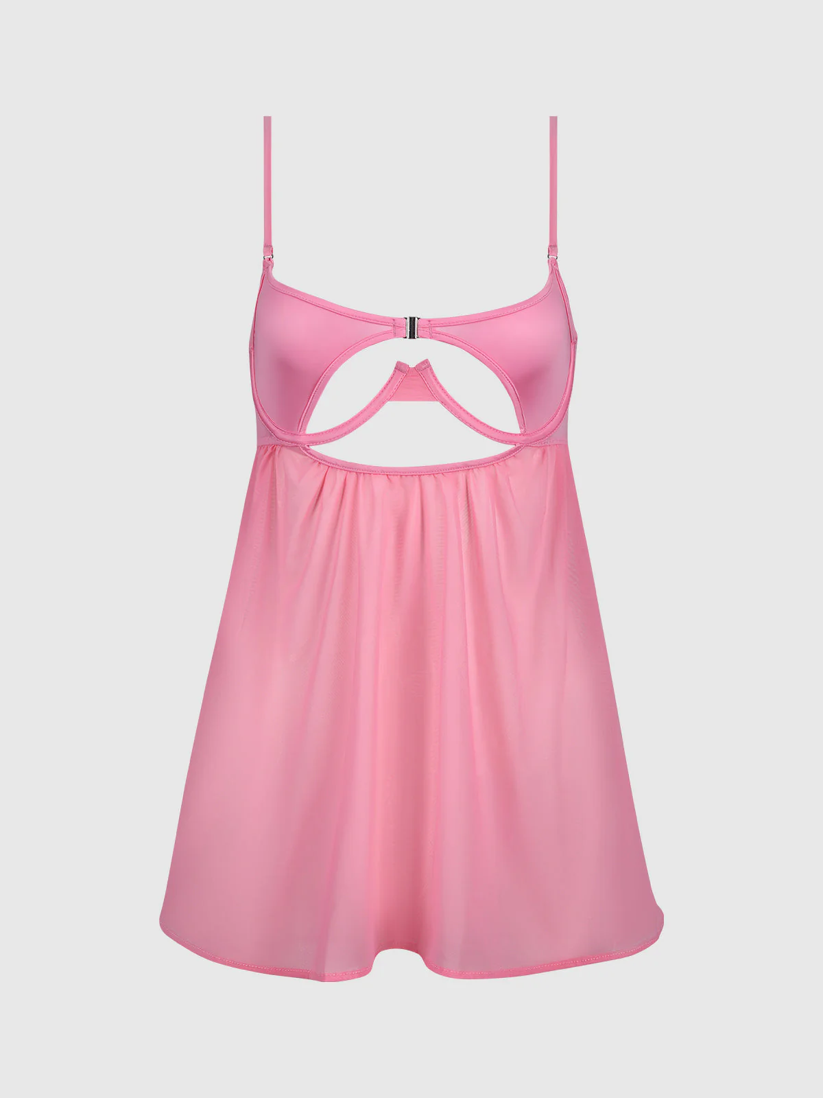 Neev Oil Slick Openable Cup Underwire Babydoll - Image 7