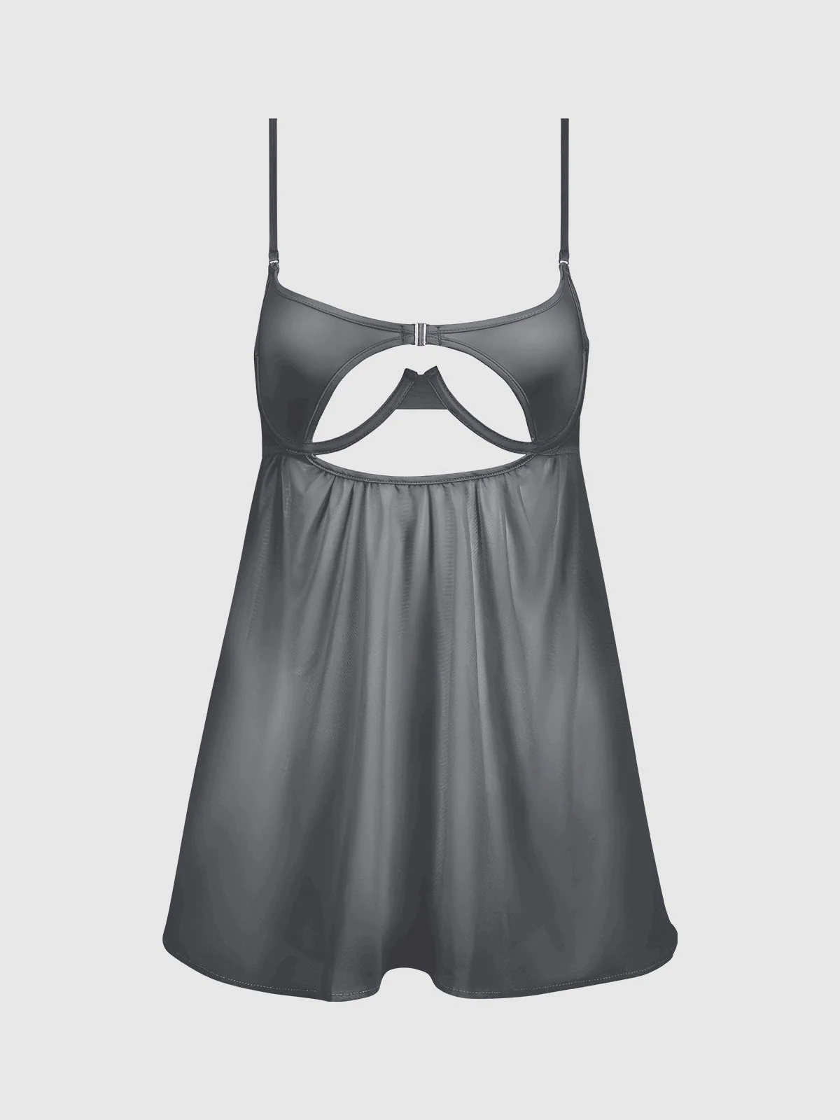 Neev Oil Slick Openable Cup Underwire Babydoll - Image 5