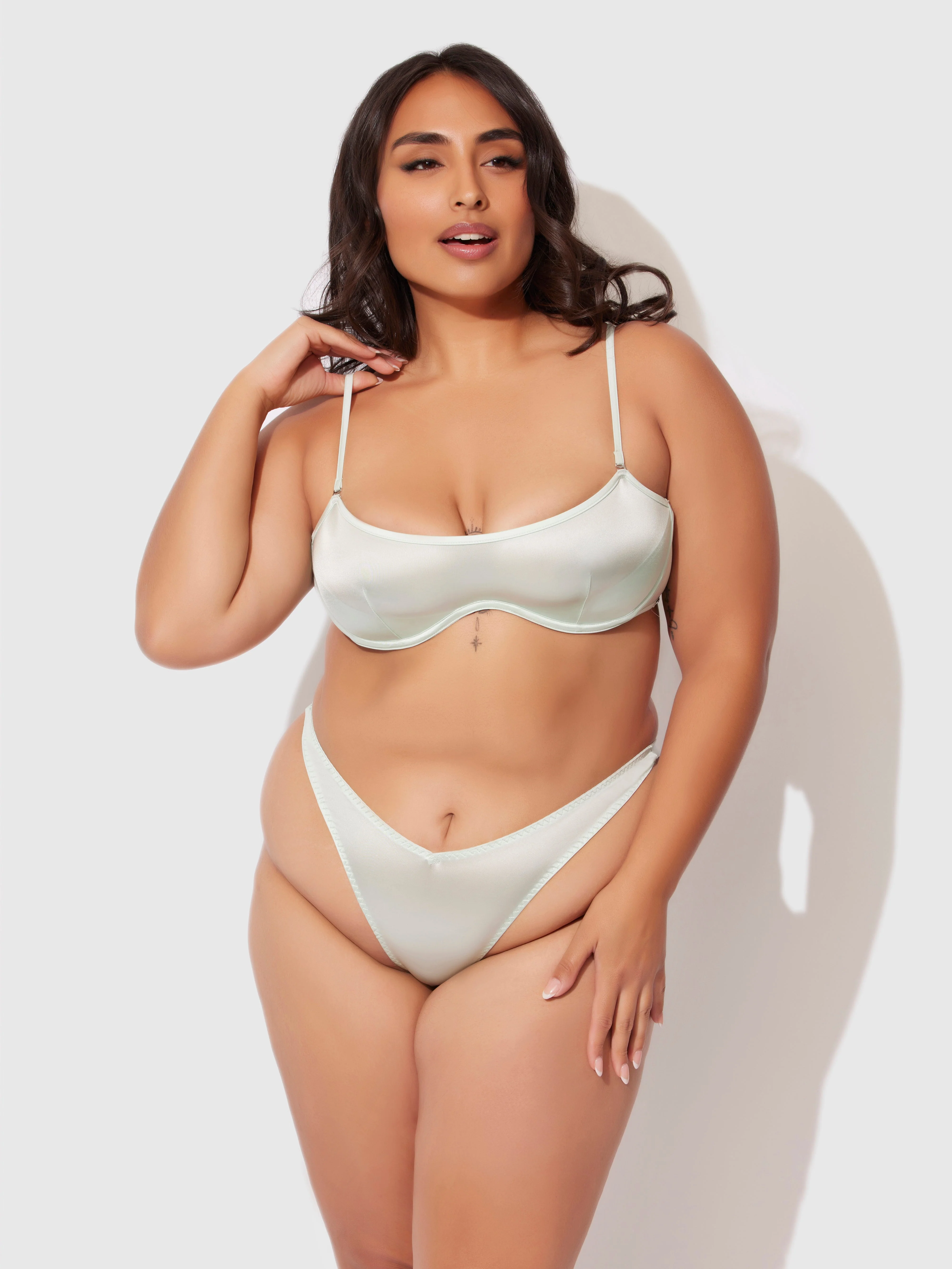 Neev Oil Slick Unlined Bandeau Bra - Image 8