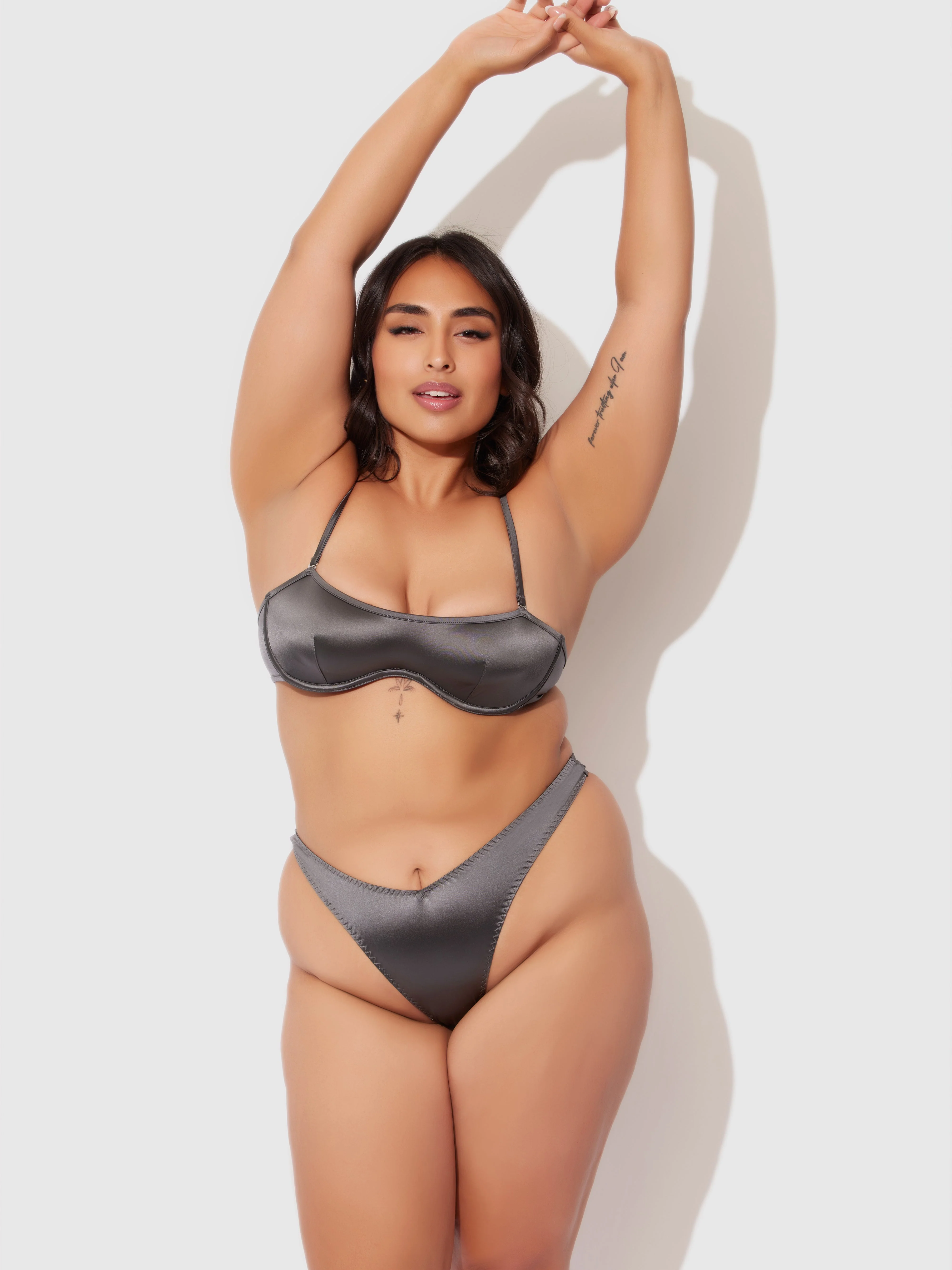 Neev Oil Slick Unlined Bandeau Bra - Image 6