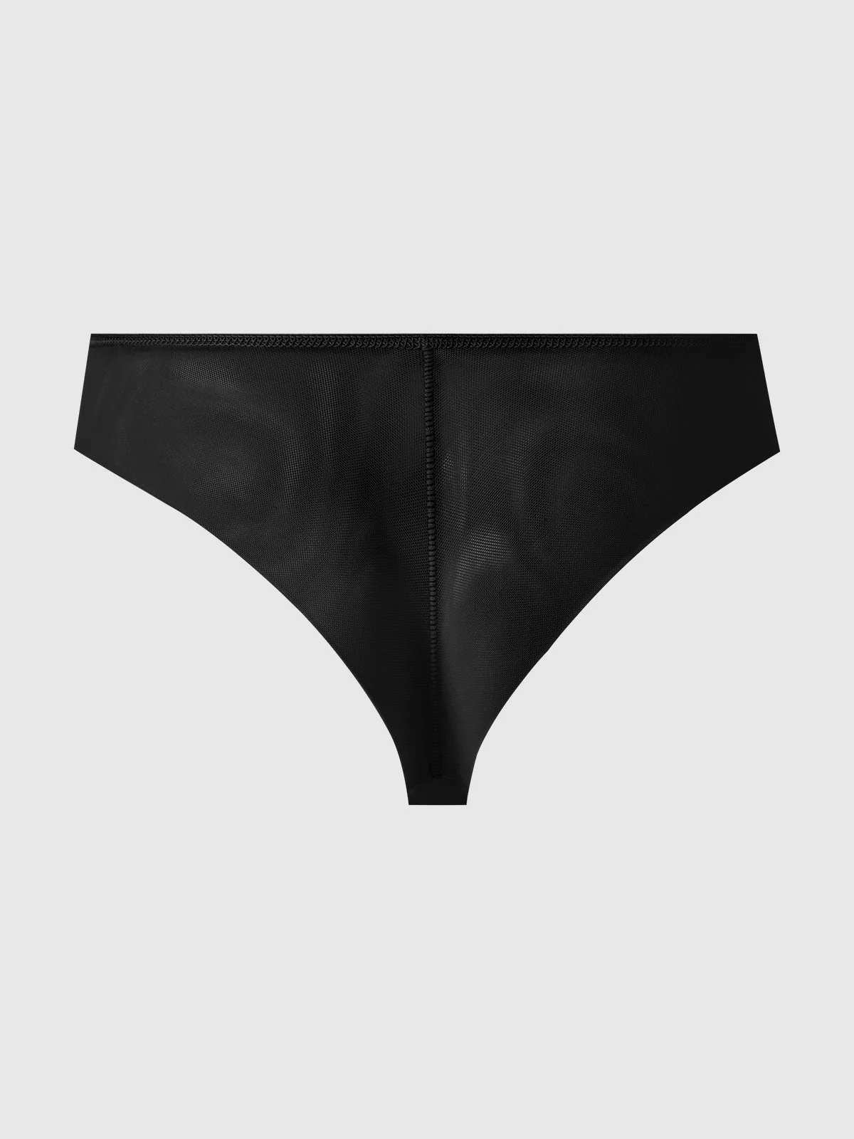 No Show Lasercut Micro Front & Mesh Back Tanga - Image 8