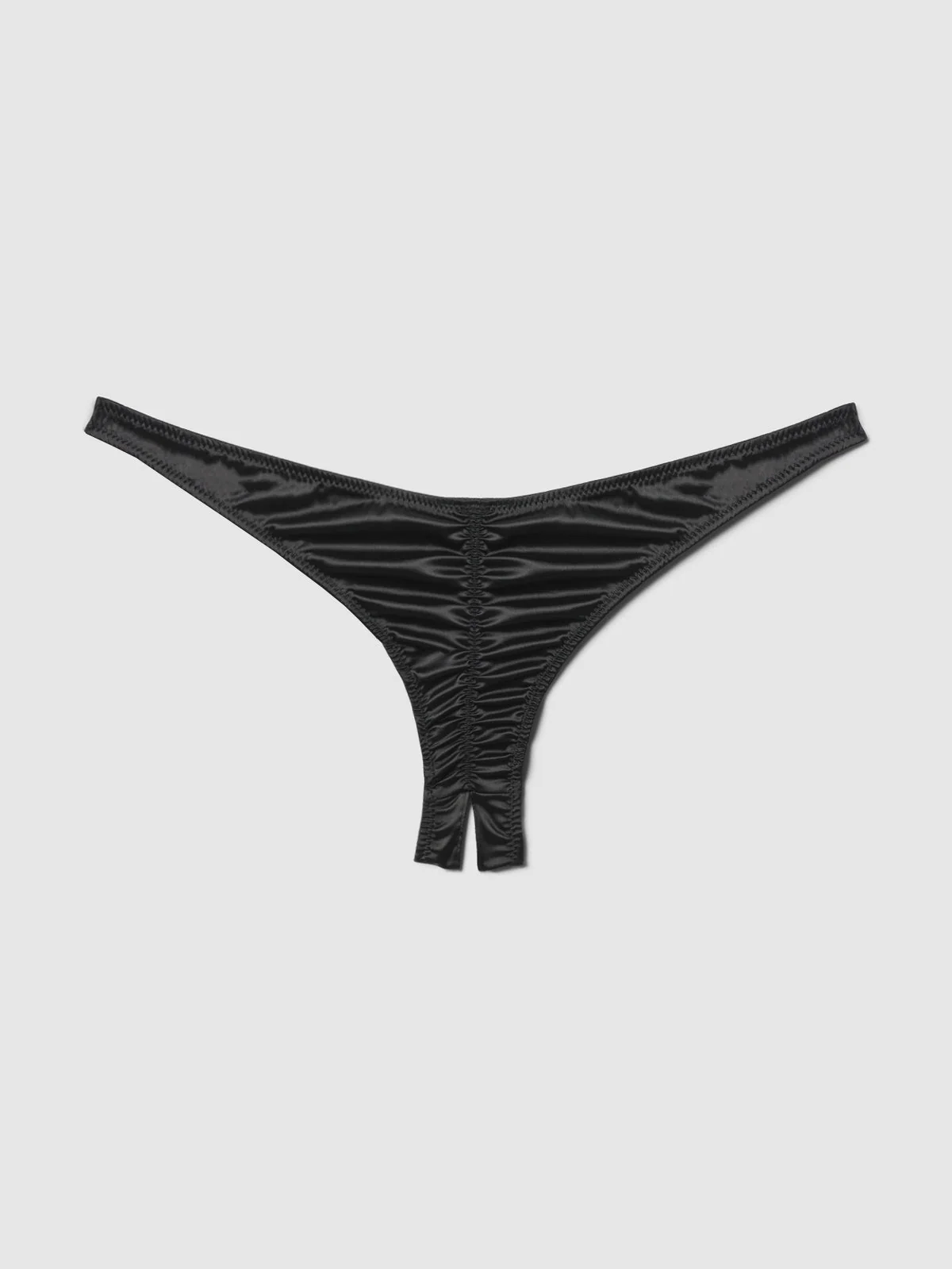 Petra Crotchless Satin Tanga - Image 10