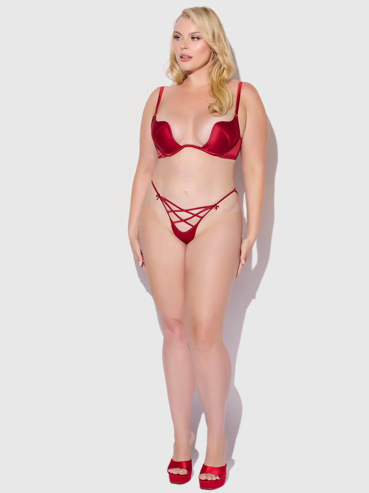 Petra Heart Open Back Bikini - Image 7
