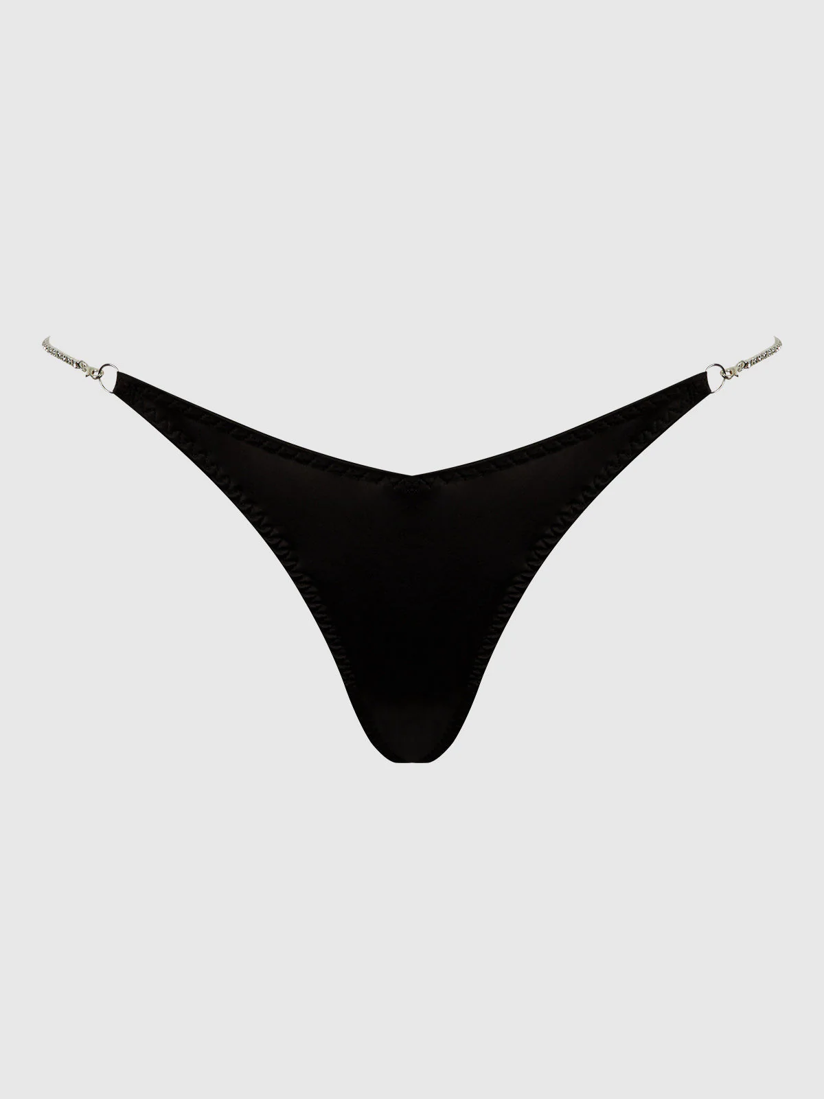 Petra Rhinestone Side Satin G-String - Image 9