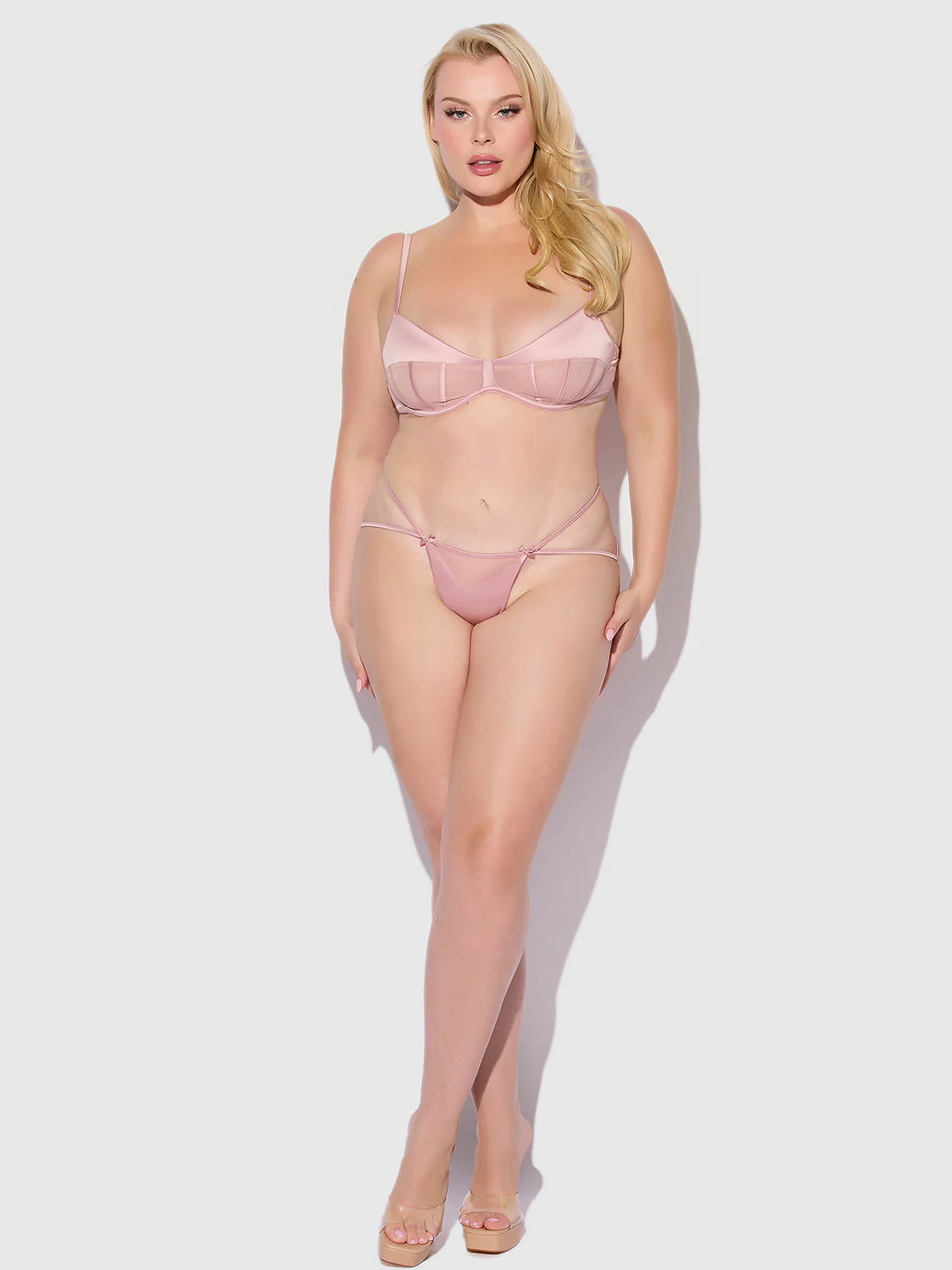 Petra Satin Caged Backless Hipster - Image 10