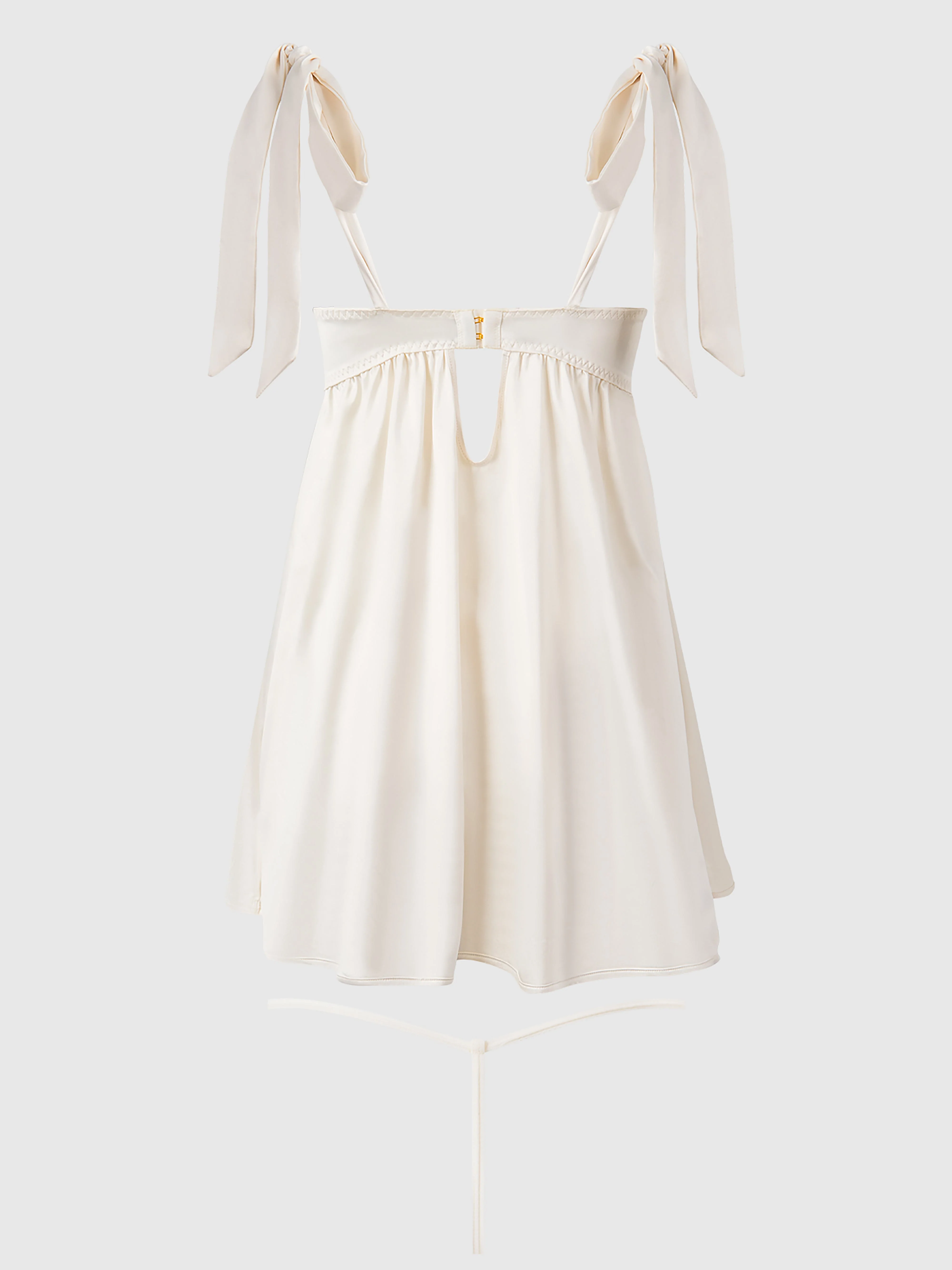 Petra Satin Open Cup Babydoll - Image 6