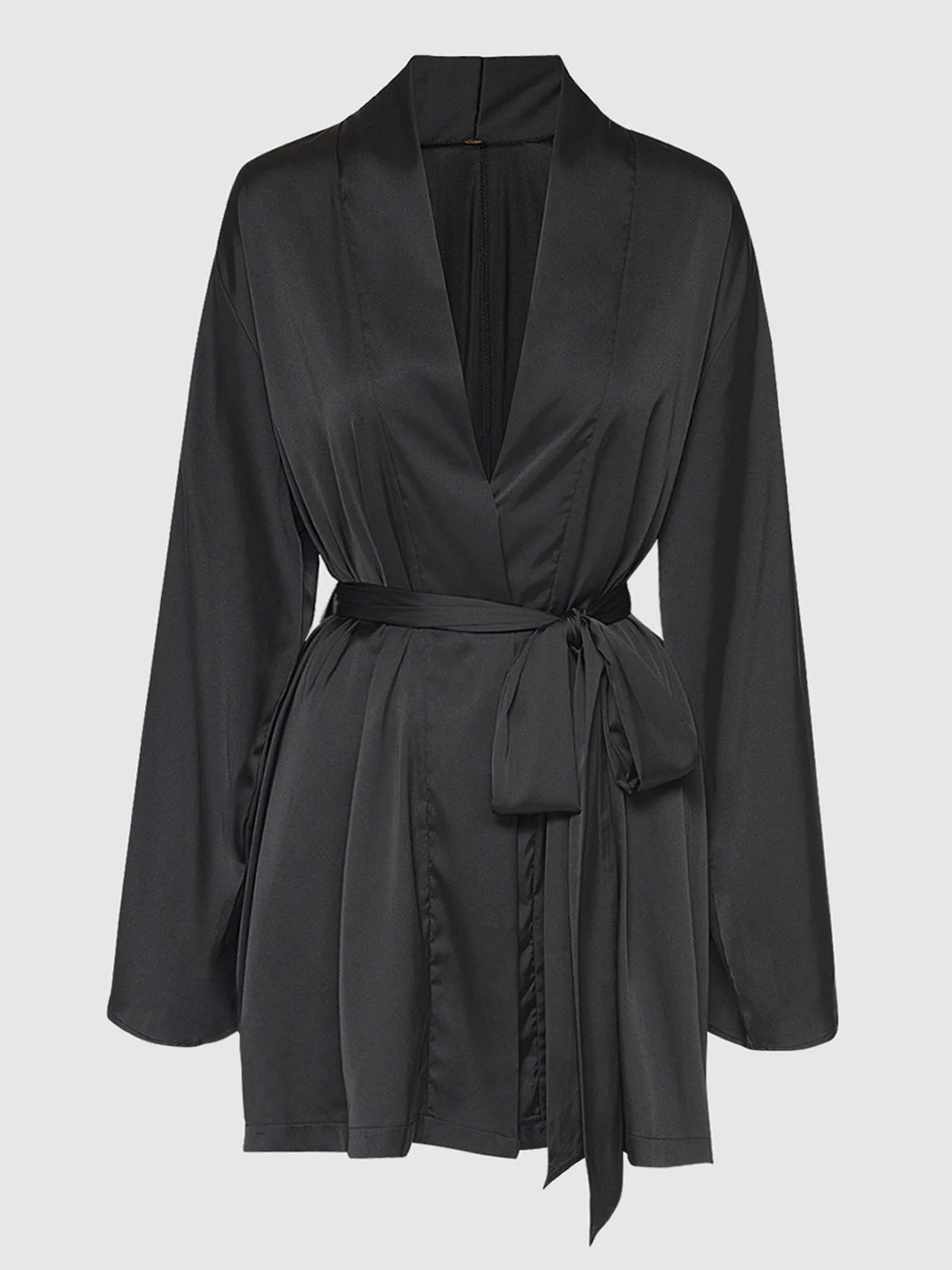 Petra Satin Short Robe - Image 9