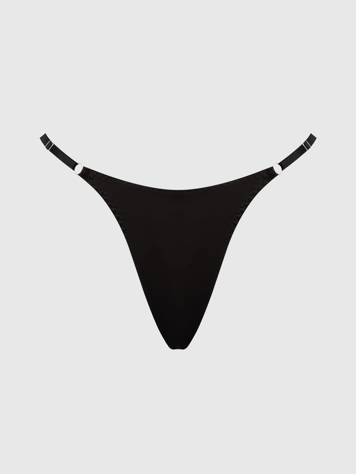 Petra Slider Side Rhinestone Back Satin Mini G-String - Image 9